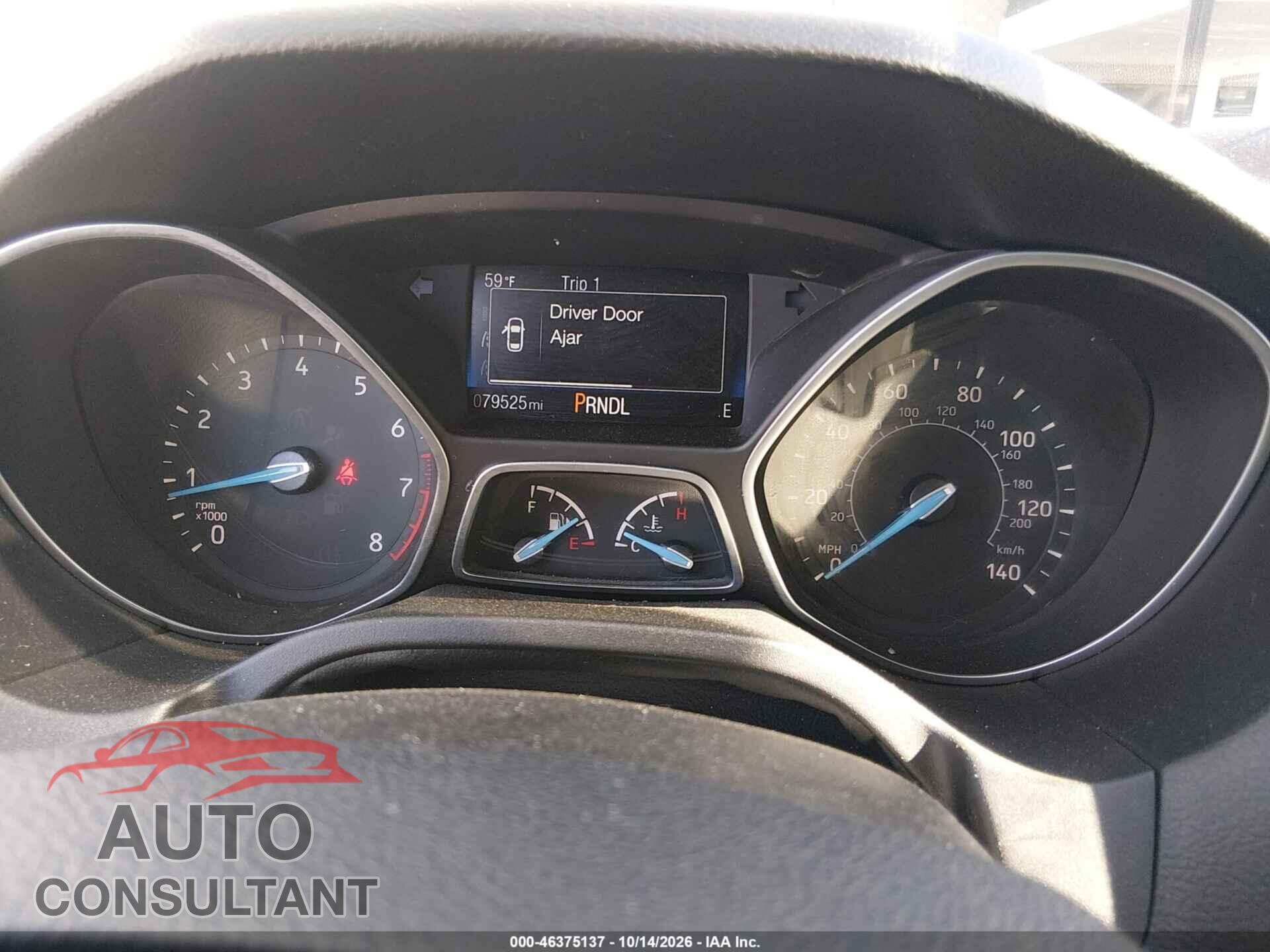 FORD FOCUS 2017 - 1FADP3F20HL300578