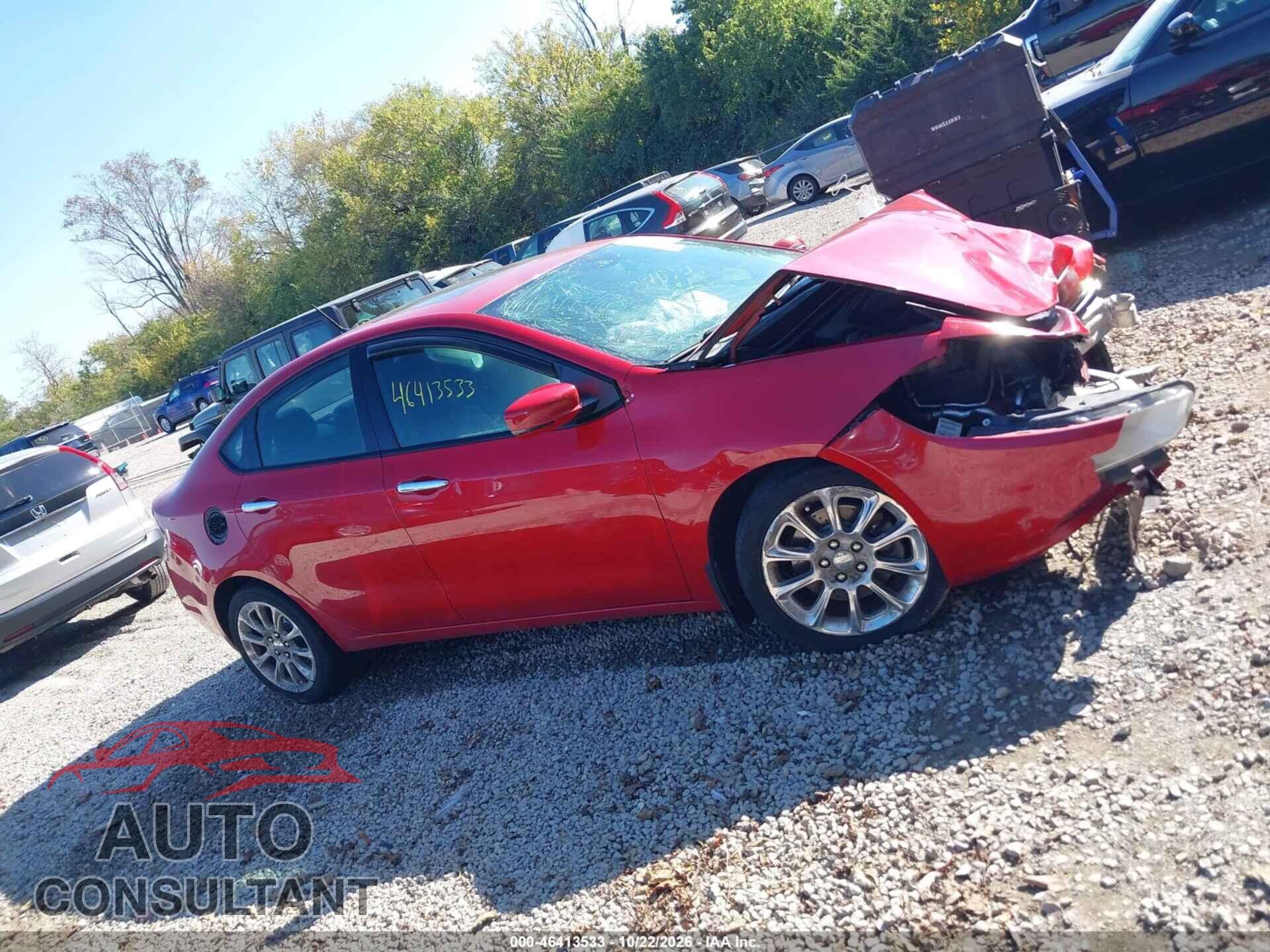 DODGE DART 2013 - 1C3CDFCA8DD198984