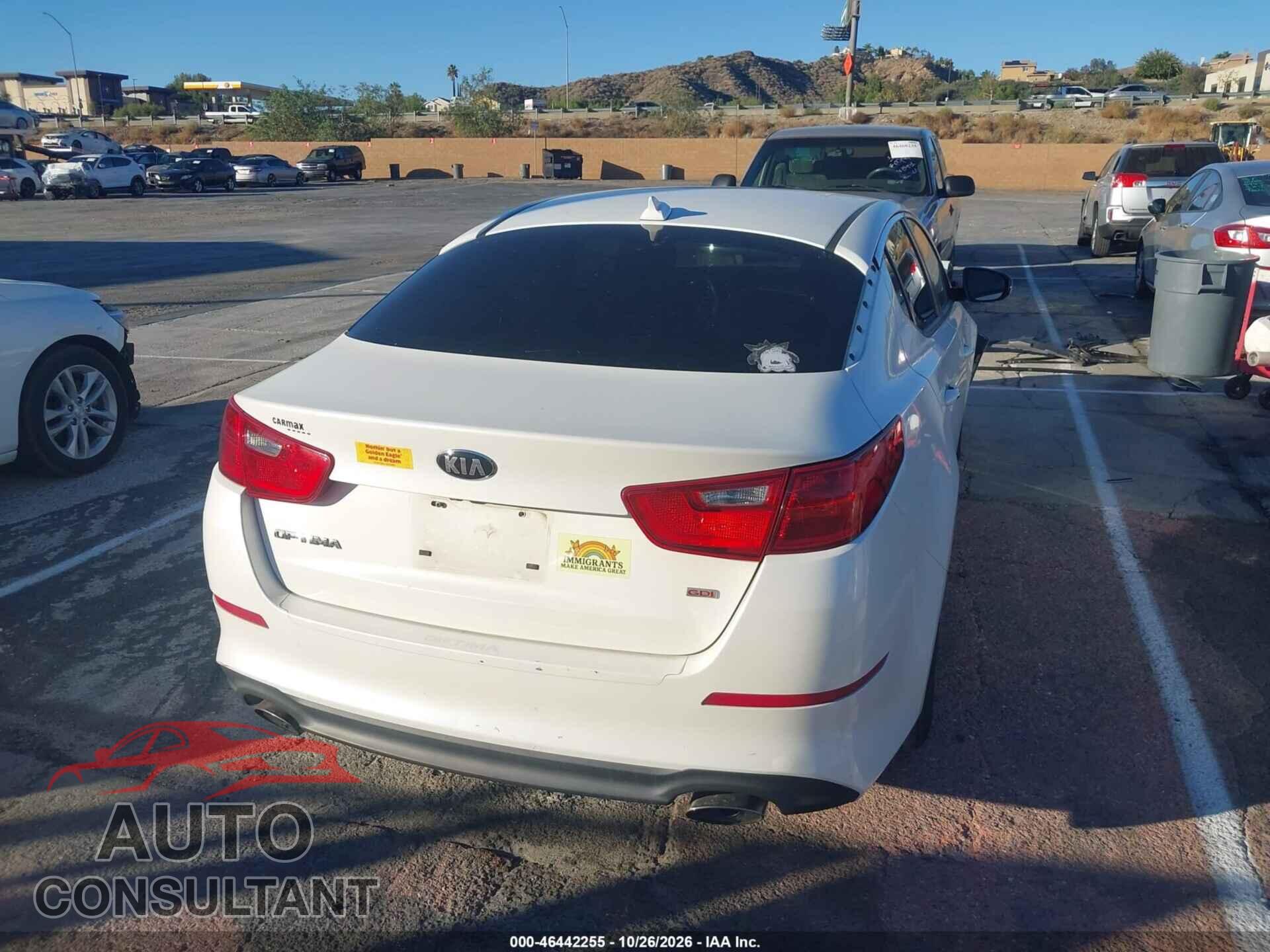 KIA OPTIMA 2014 - KNAGM4A79E5467639