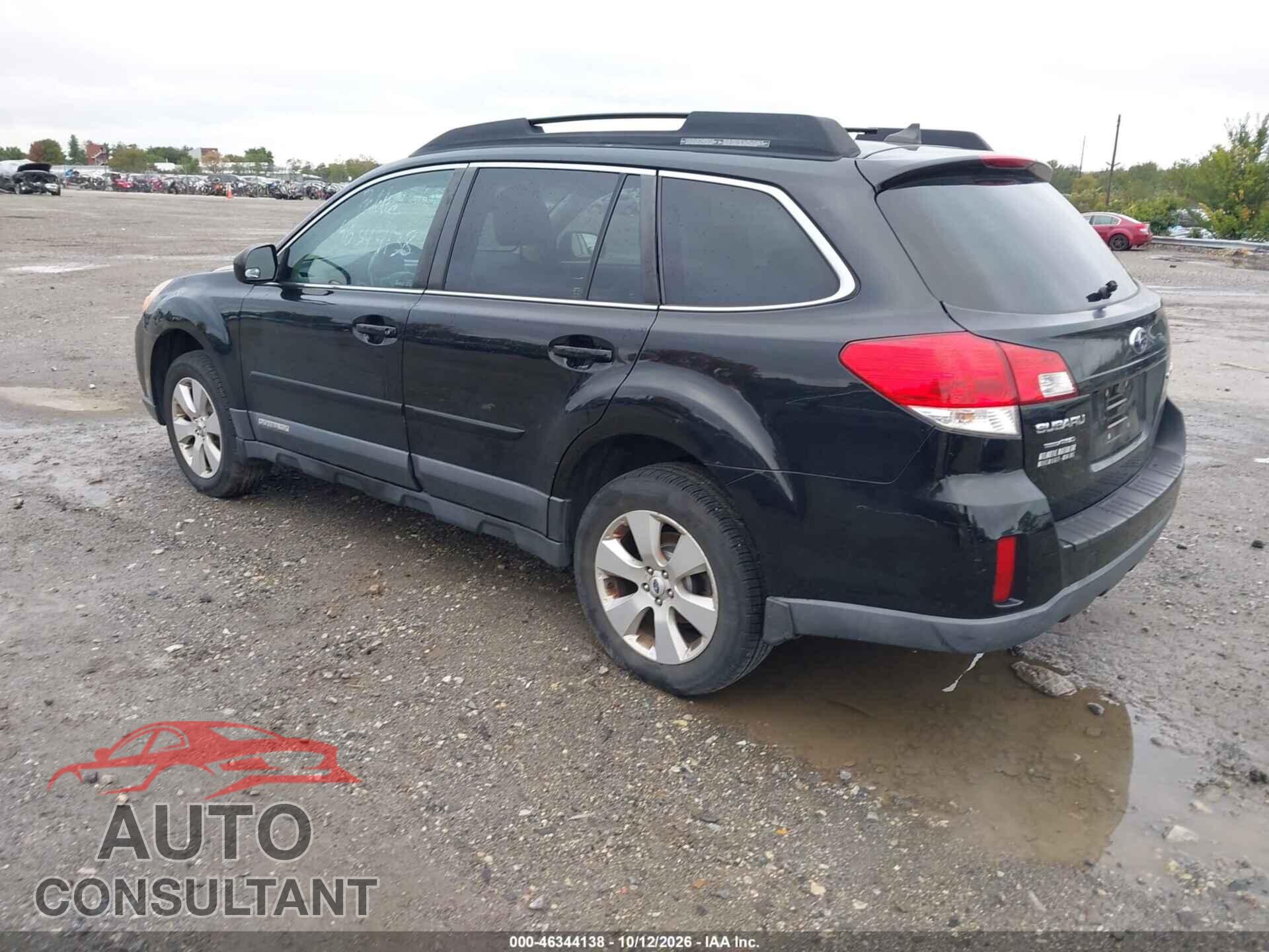 SUBARU OUTBACK 2012 - 4S4BRBKCXC3290599
