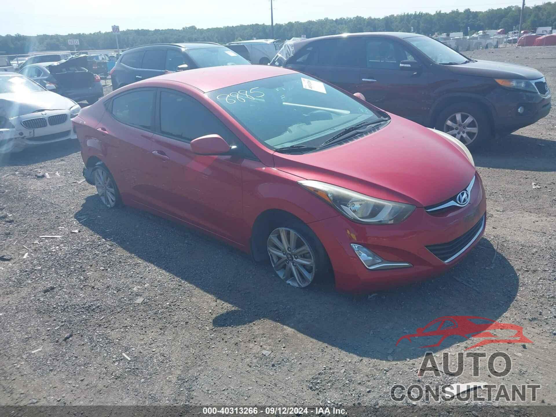 HYUNDAI ELANTRA 2016 - KMHDH4AEXGU518885