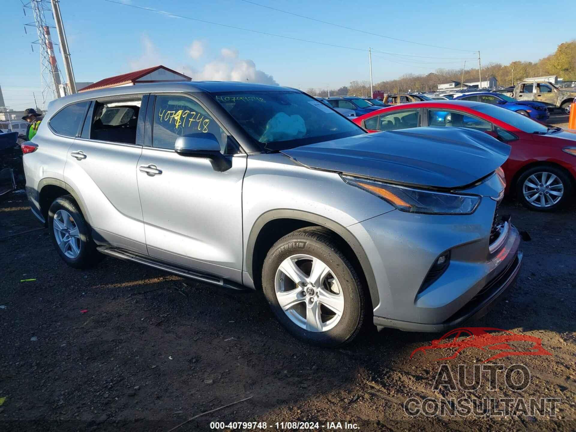 TOYOTA HIGHLANDER 2022 - 5TDZZRAH9NS137948