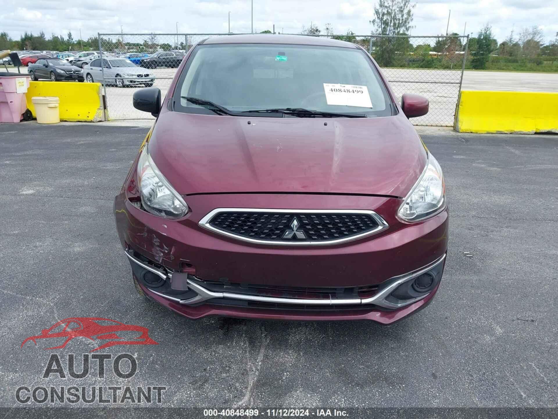 MITSUBISHI MIRAGE 2019 - ML32A3HJ9KH013325