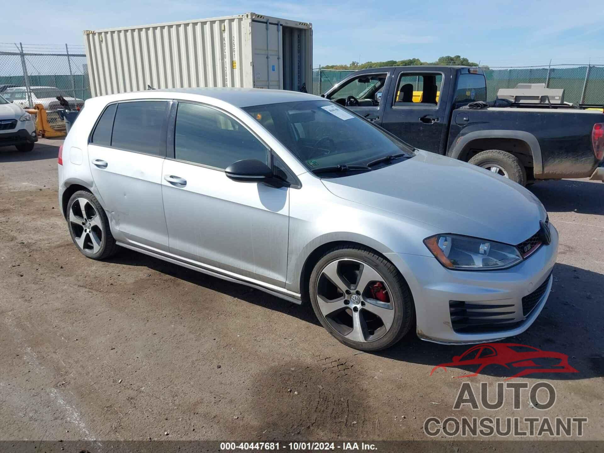 VOLKSWAGEN GOLF GTI 2016 - 3VW5T7AU0GM048089