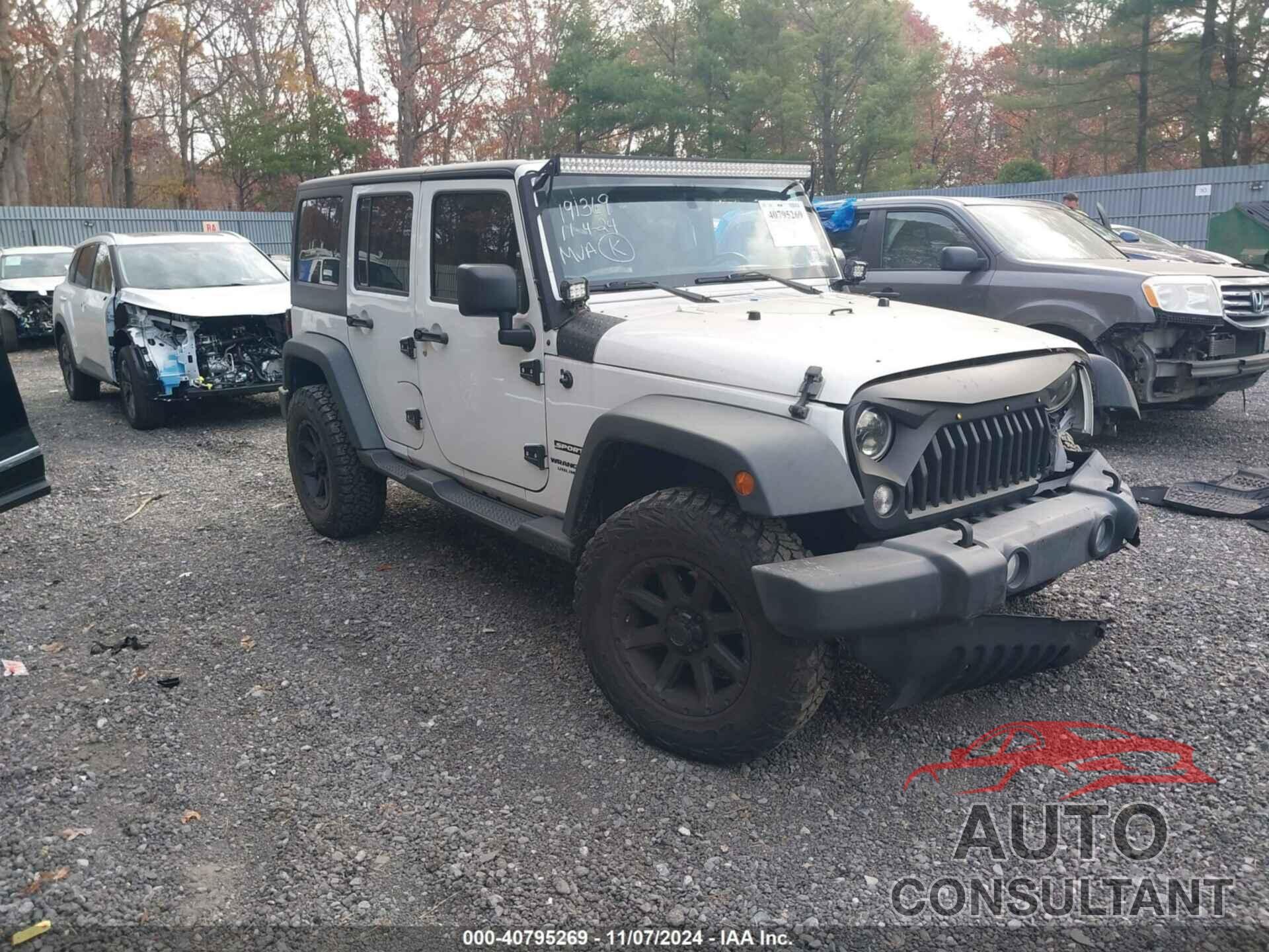 JEEP WRANGLER UNLIMITED 2016 - 1C4BJWDG2GL106765