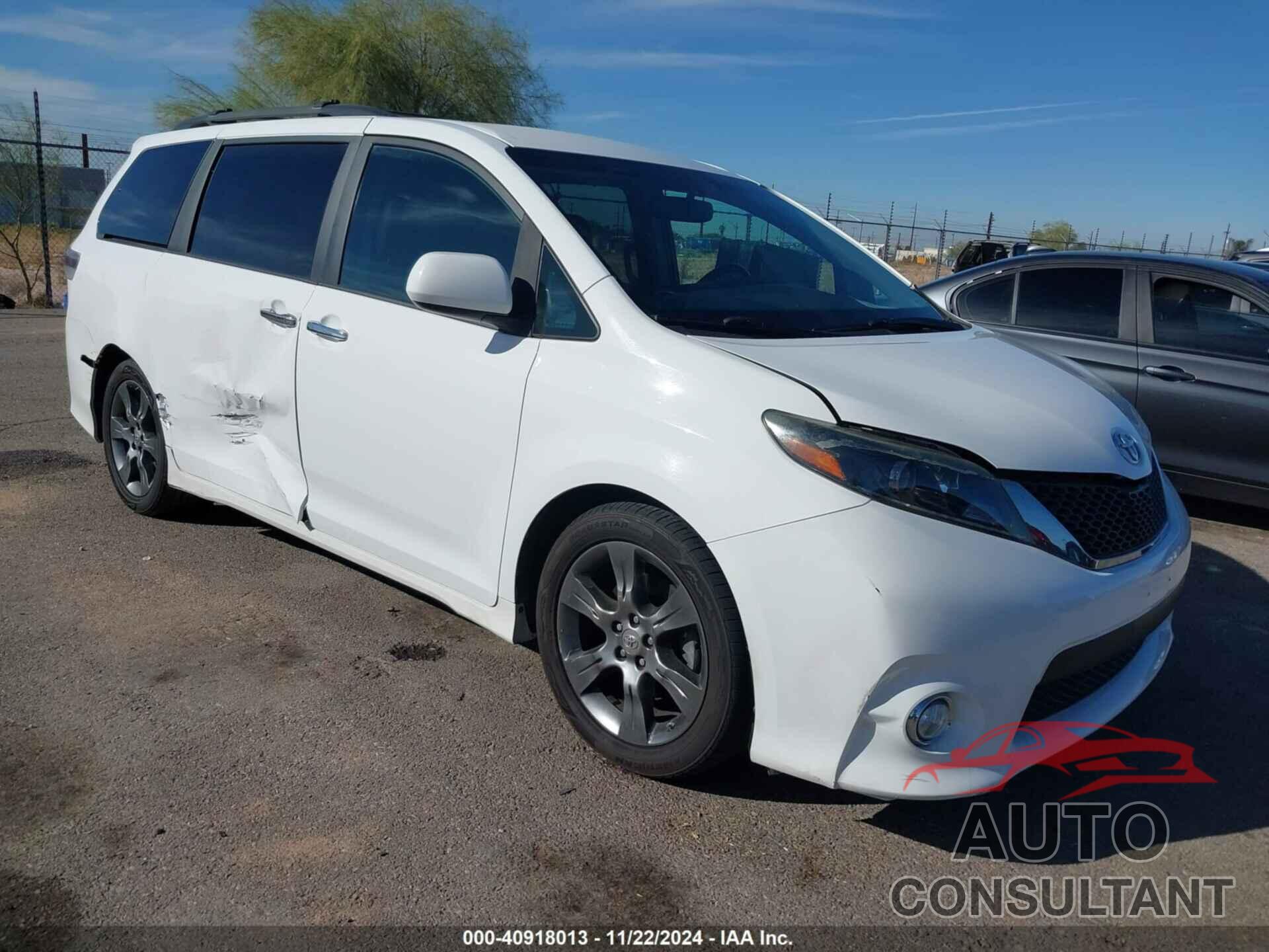 TOYOTA SIENNA 2015 - 5TDXK3DCXFS686939