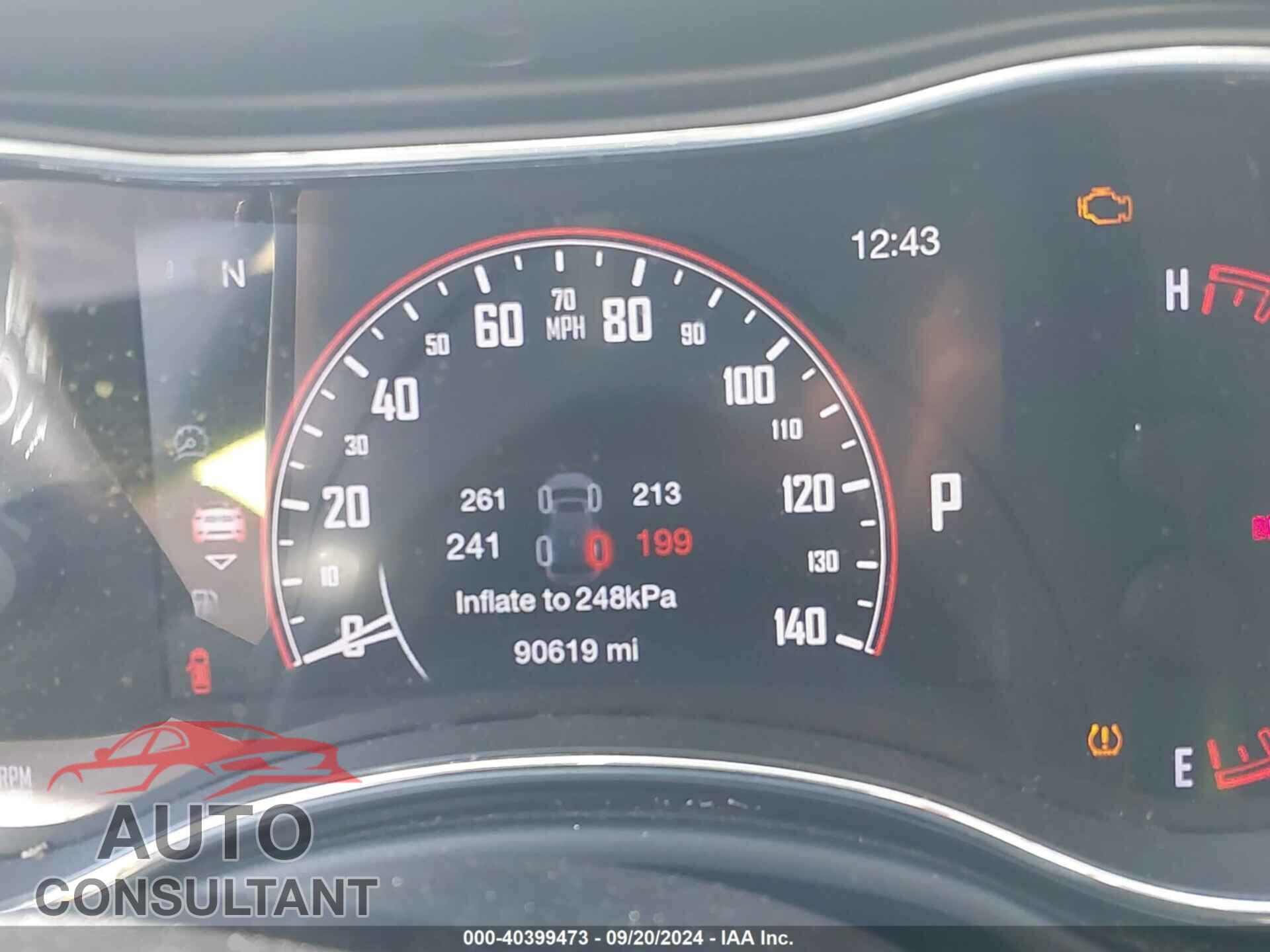 DODGE DURANGO 2017 - 1C4RDJAG4HC704029