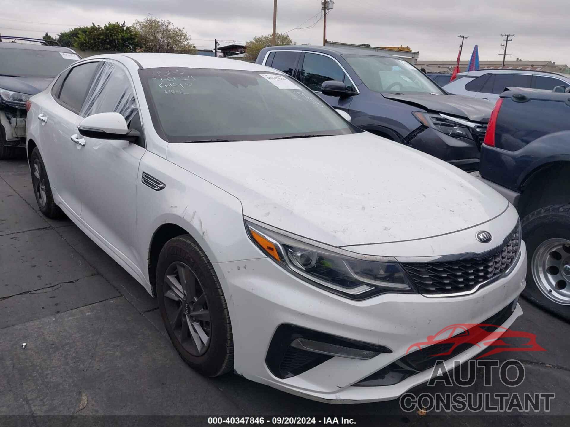 KIA OPTIMA 2020 - 5XXGT4L36LG411666