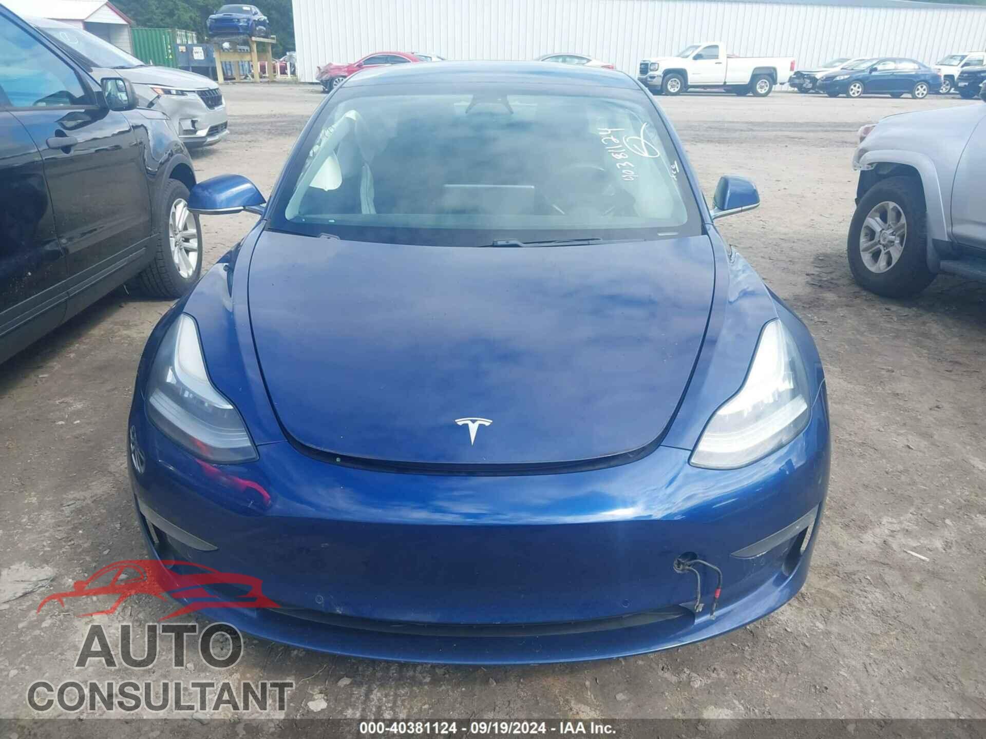 TESLA MODEL 3 2019 - 5YJ3E1EB9KF387683