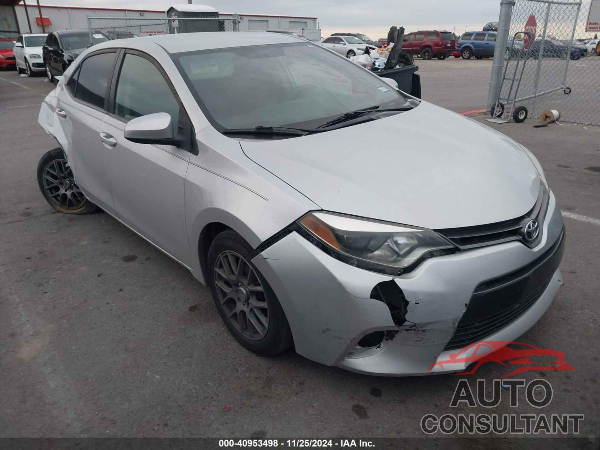 TOYOTA COROLLA 2015 - 2T1BURHE0FC319673