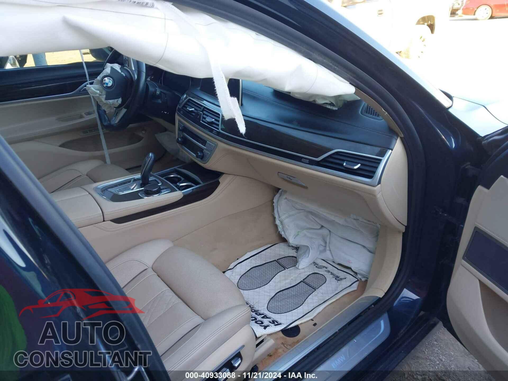 BMW 740I 2017 - WBA7E2C52HG740460