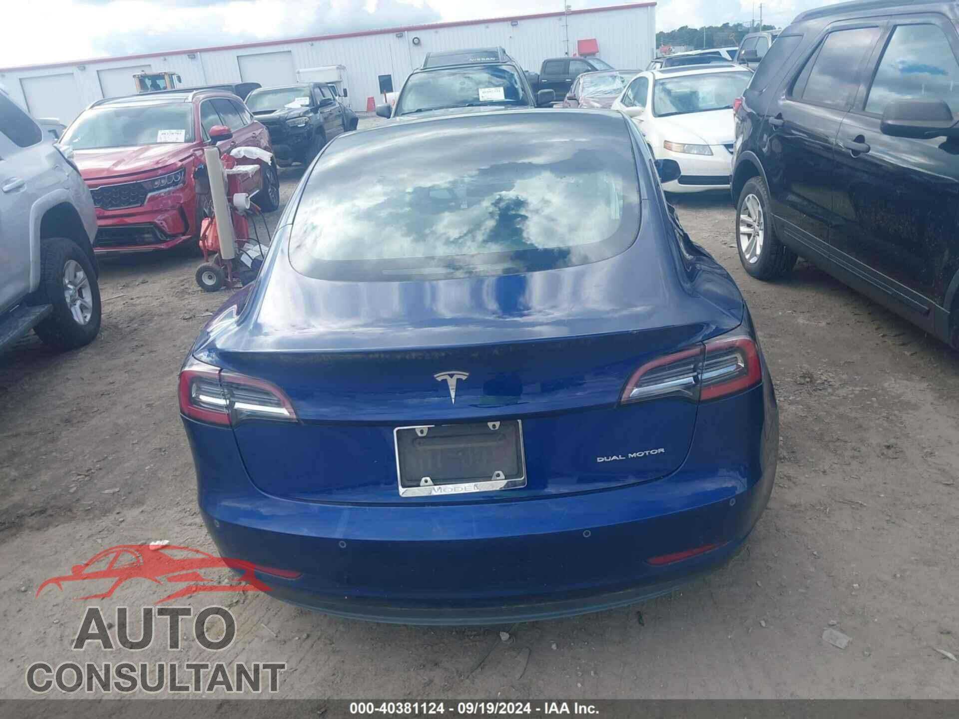 TESLA MODEL 3 2019 - 5YJ3E1EB9KF387683