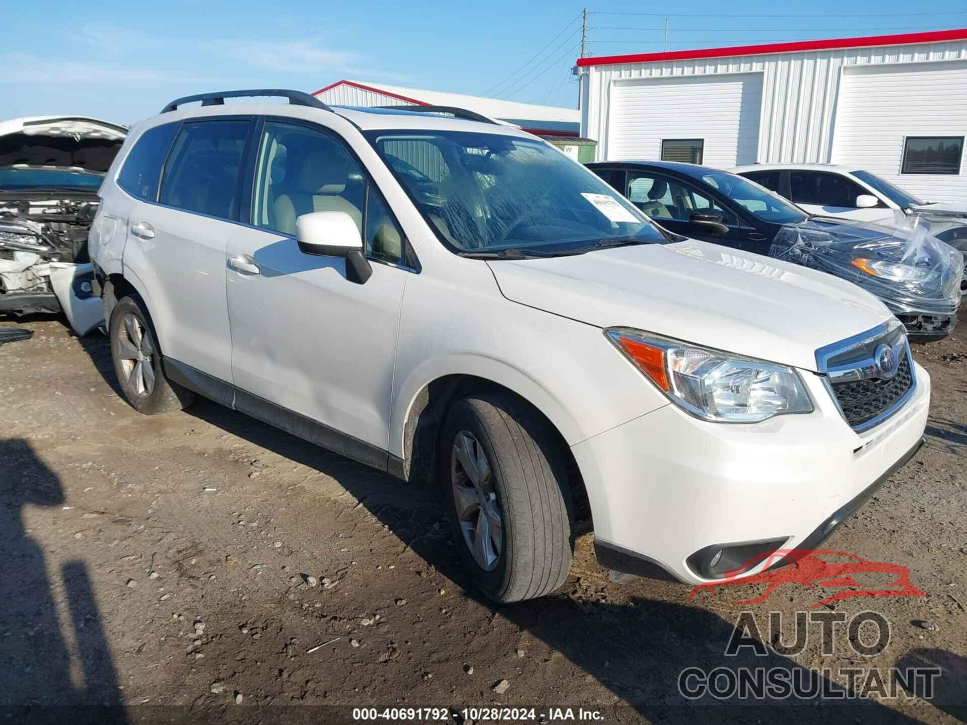 SUBARU FORESTER 2016 - JF2SJAHC3GH448353