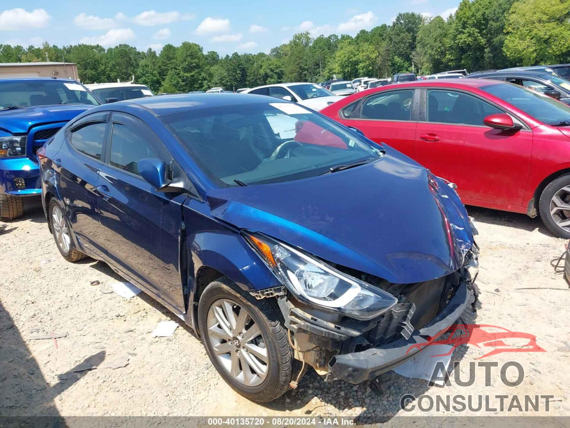 HYUNDAI ELANTRA 2016 - 5NPDH4AE4GH716392