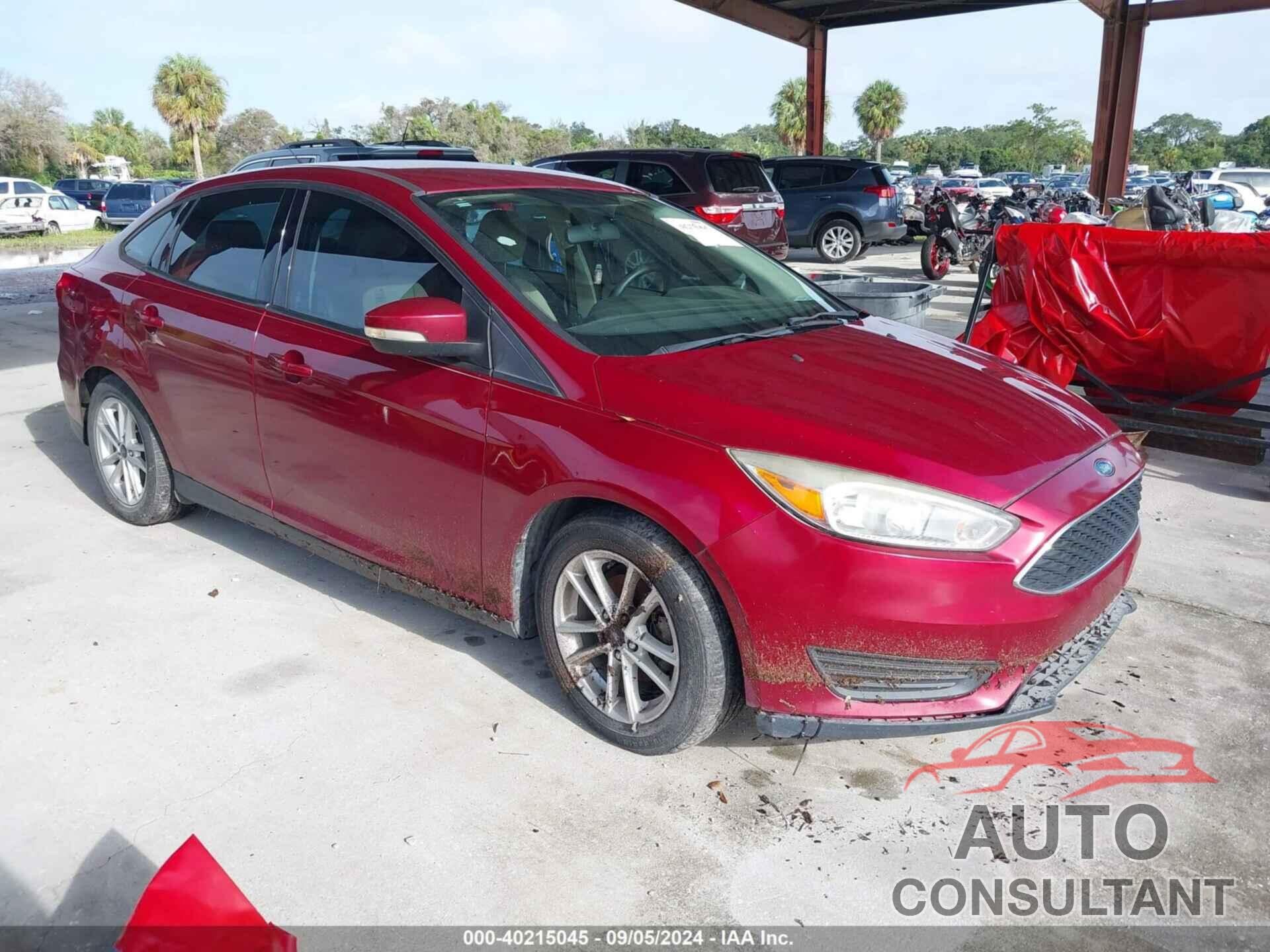 FORD FOCUS 2016 - 1FADP3F25GL402277