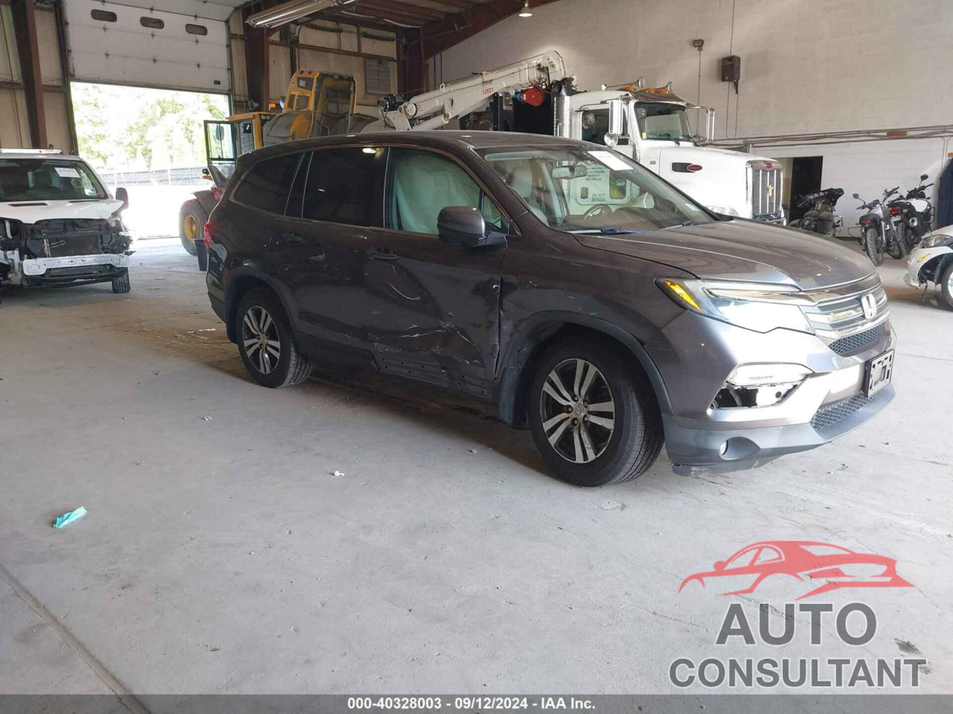 HONDA PILOT 2017 - 5FNYF6H50HB019522