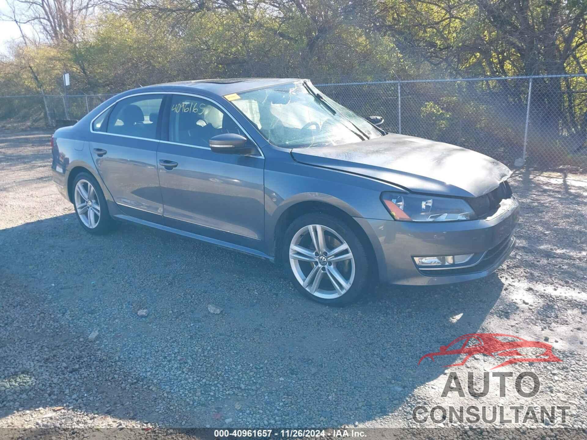 VOLKSWAGEN PASSAT 2014 - 1VWCN7A37EC041101