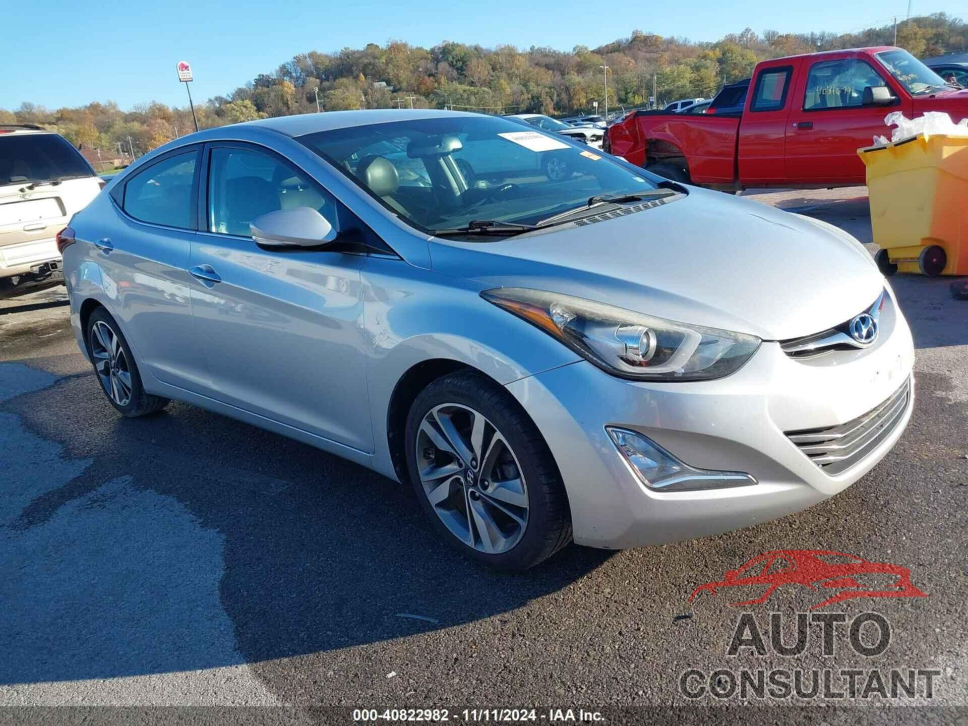 HYUNDAI ELANTRA 2014 - 5NPDH4AEXEH512838