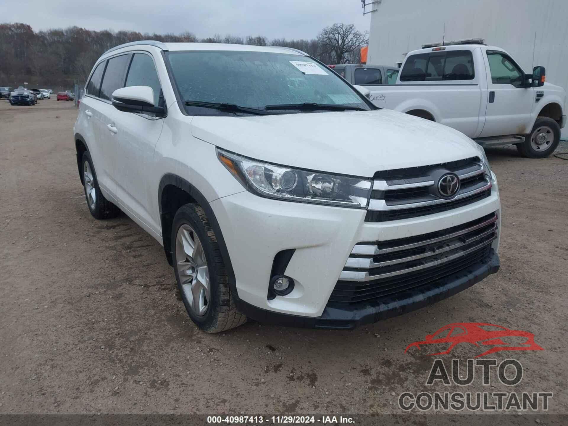 TOYOTA HIGHLANDER 2019 - 5TDDZRFHXKS948589