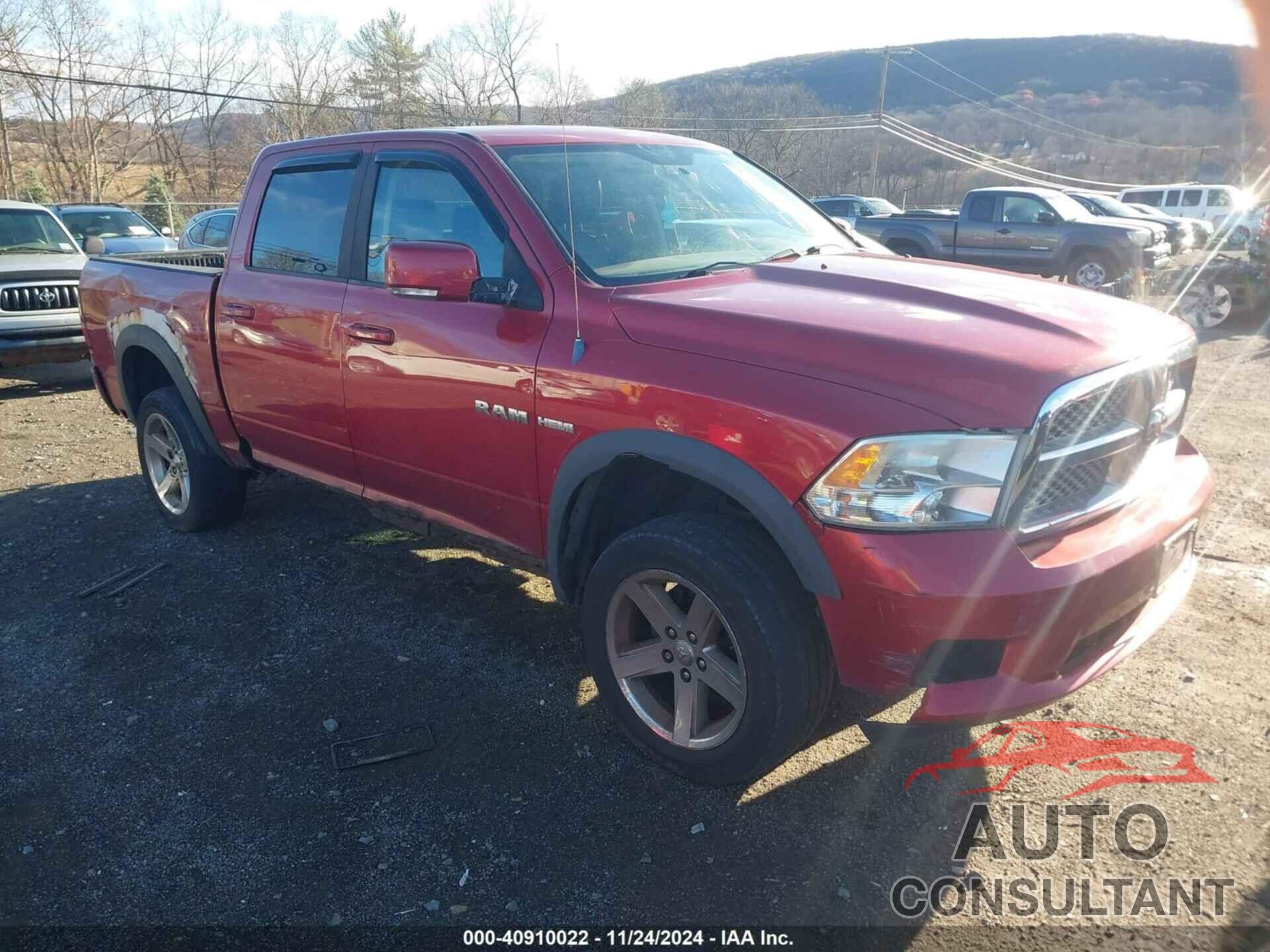 DODGE RAM 1500 2009 - 1D3HV13T39S816242