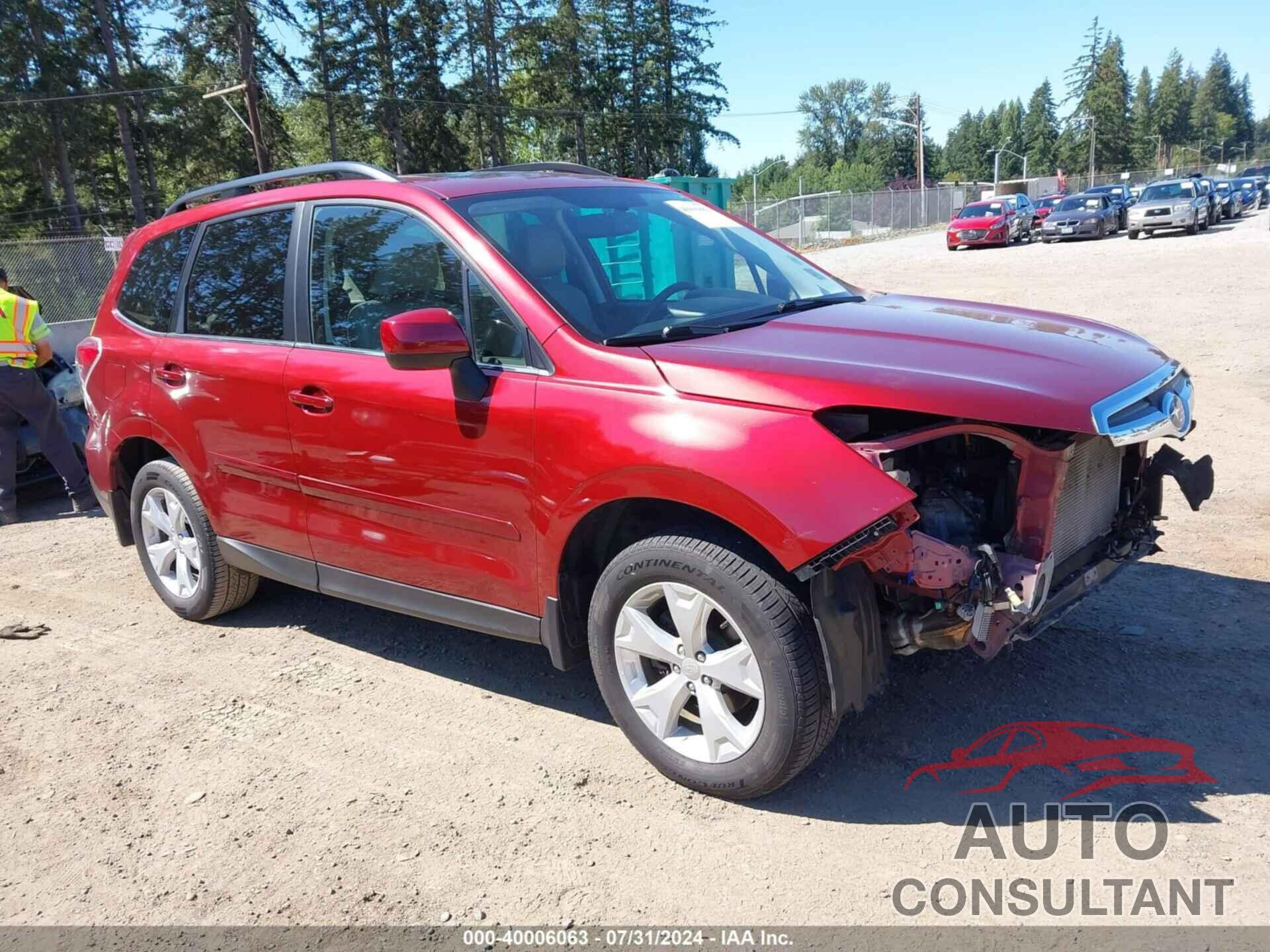 SUBARU FORESTER 2016 - JF2SJAHC0GH435608