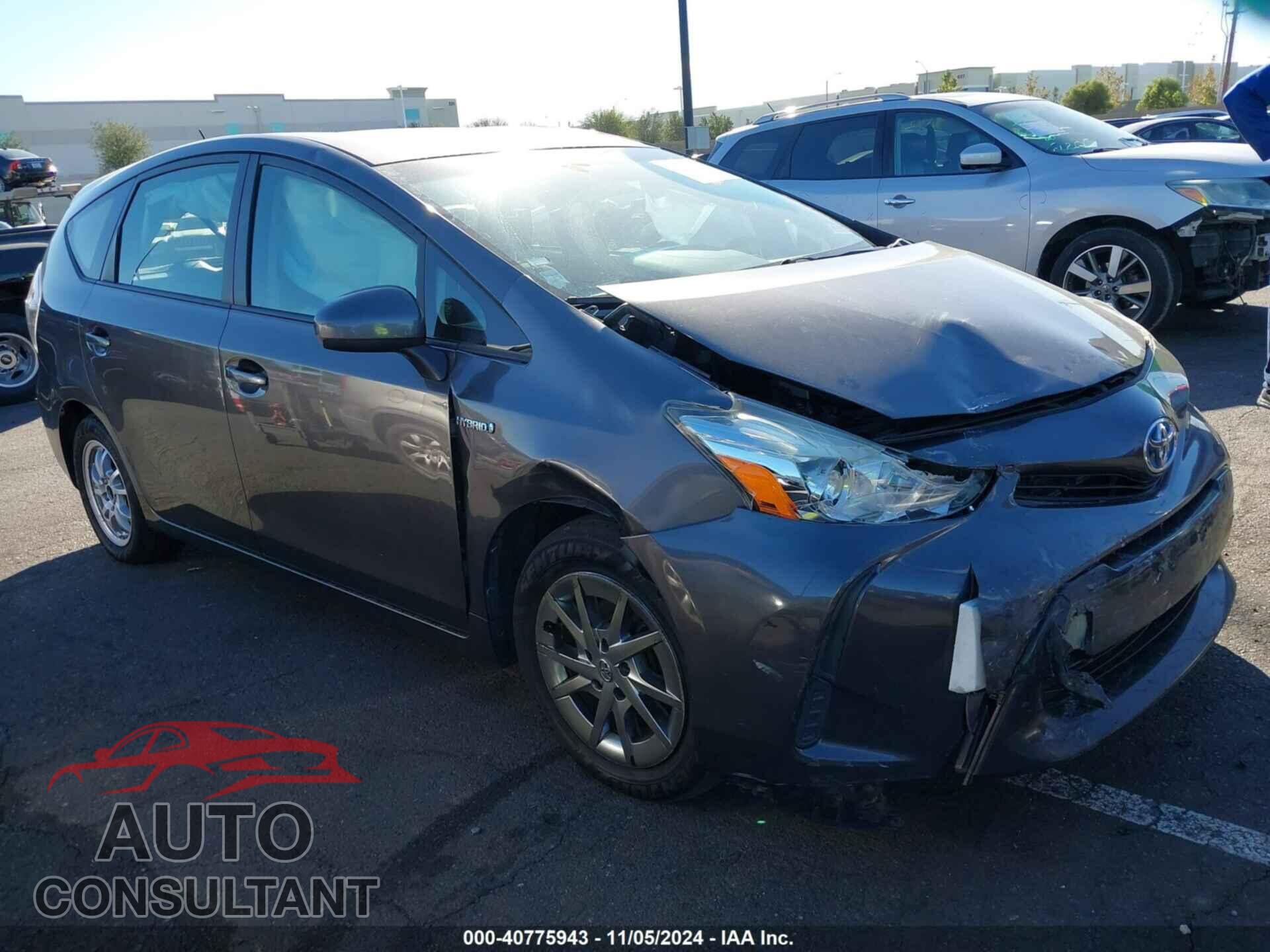 TOYOTA PRIUS V 2015 - JTDZN3EUXFJ038148