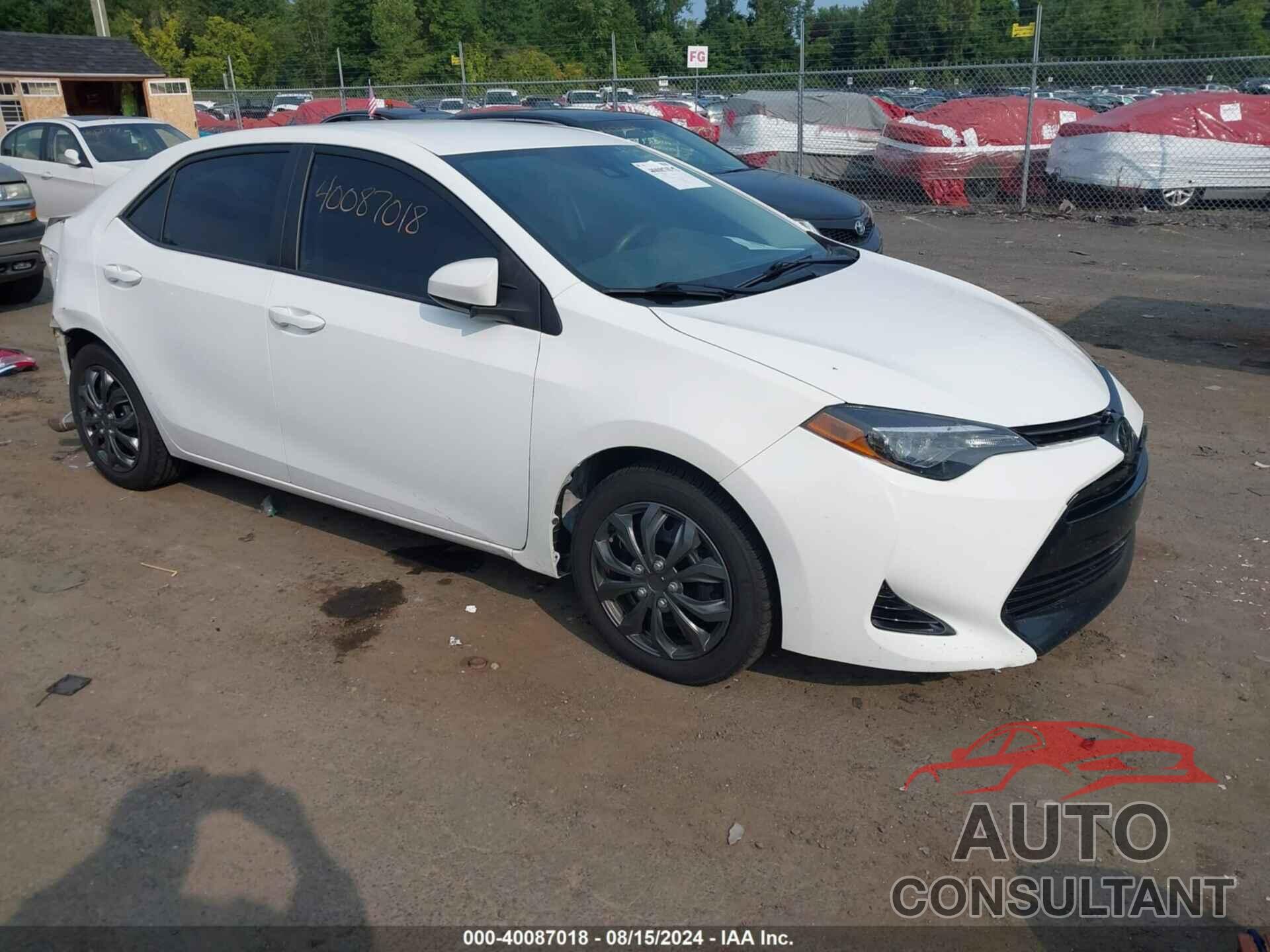 TOYOTA COROLLA 2019 - 2T1BURHE7KC145935