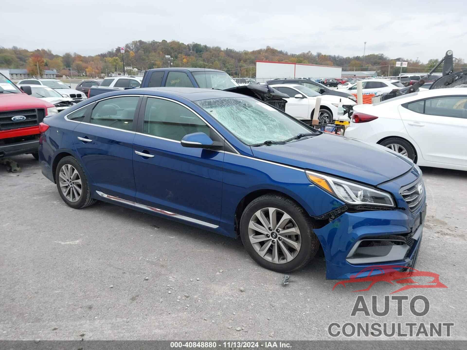 HYUNDAI SONATA 2017 - 5NPE34AFXHH536413