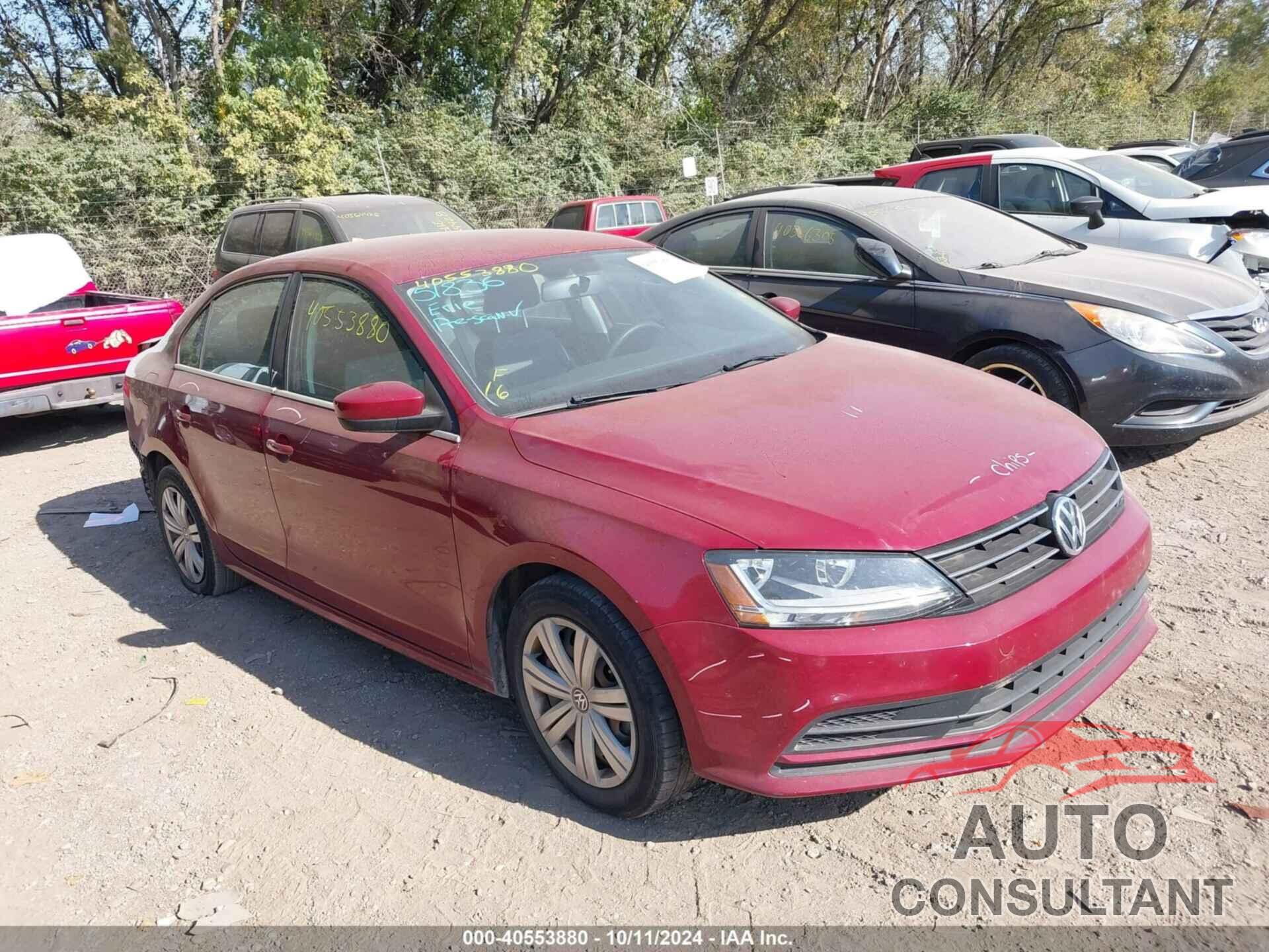 VOLKSWAGEN JETTA 2017 - 3VW2B7AJ7HM280170