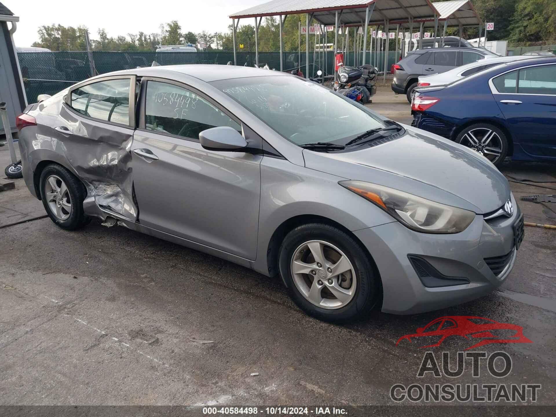 HYUNDAI ELANTRA 2015 - KMHDH4AE0FU248922