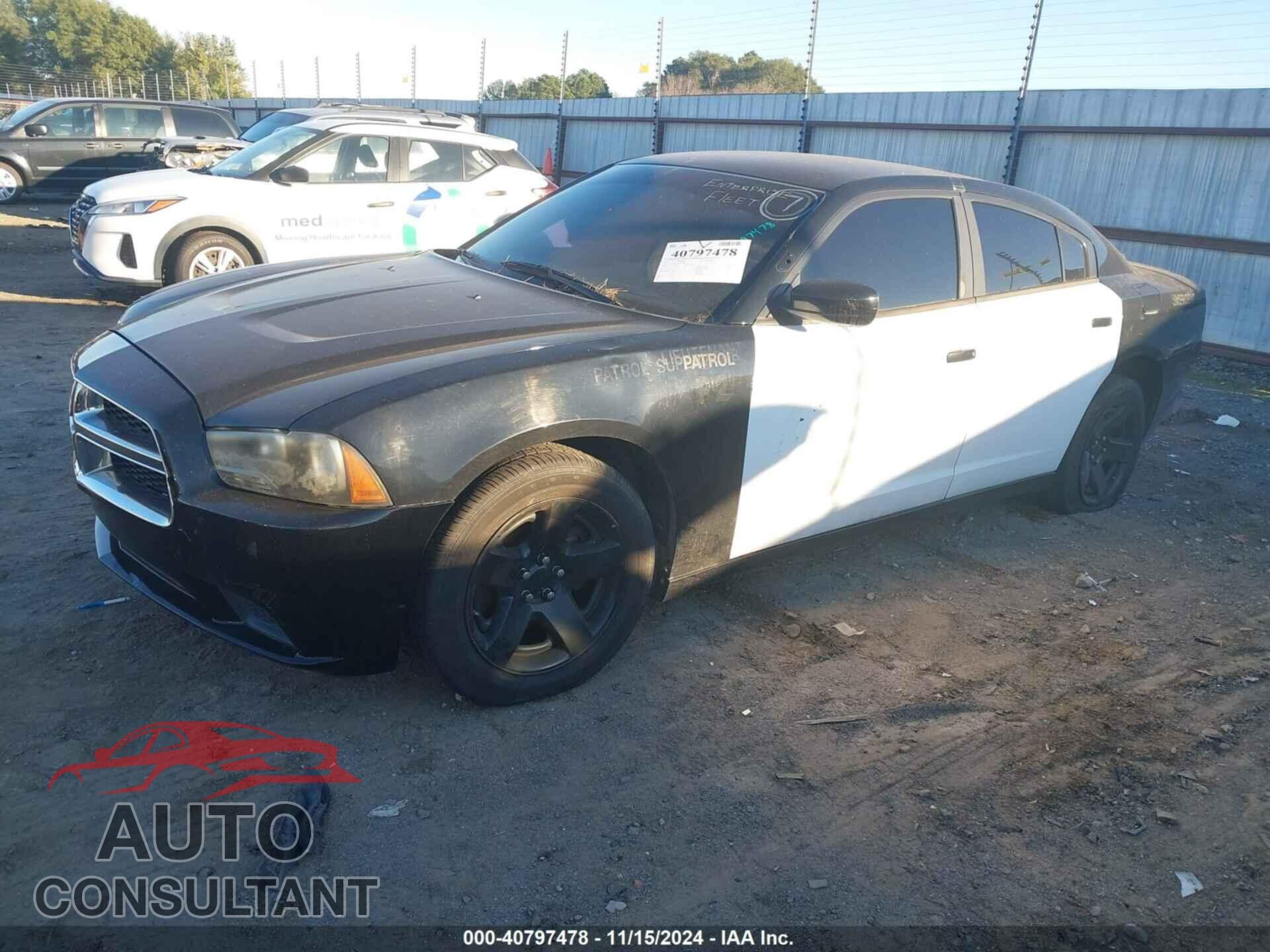 DODGE CHARGER 2012 - 2C3CDXAG9CH190861