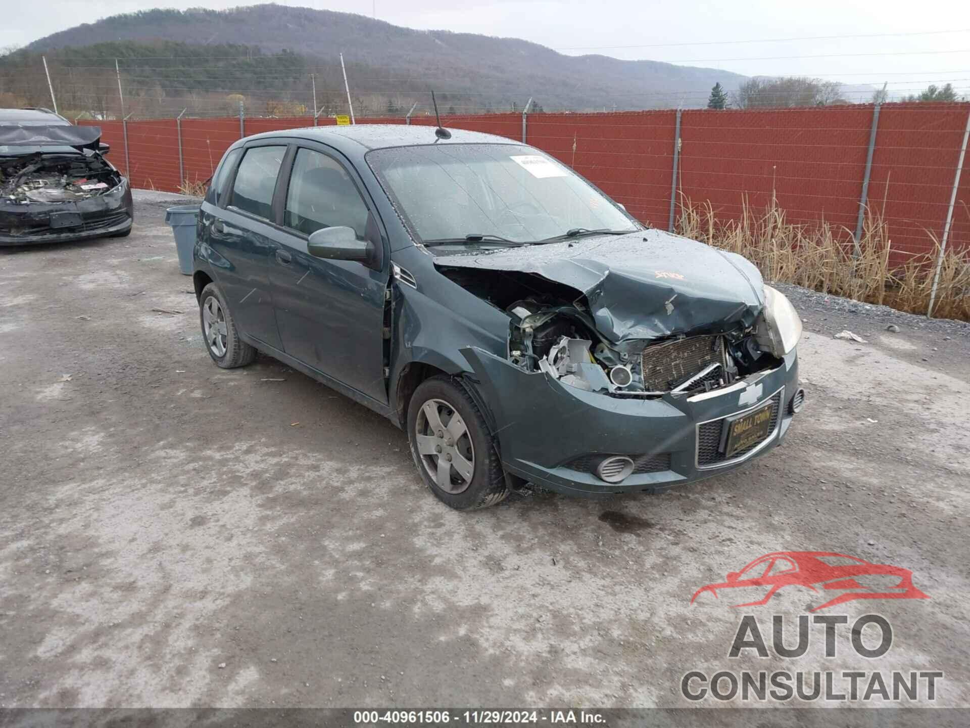 CHEVROLET AVEO 2010 - KL1TD6DE6AB134339