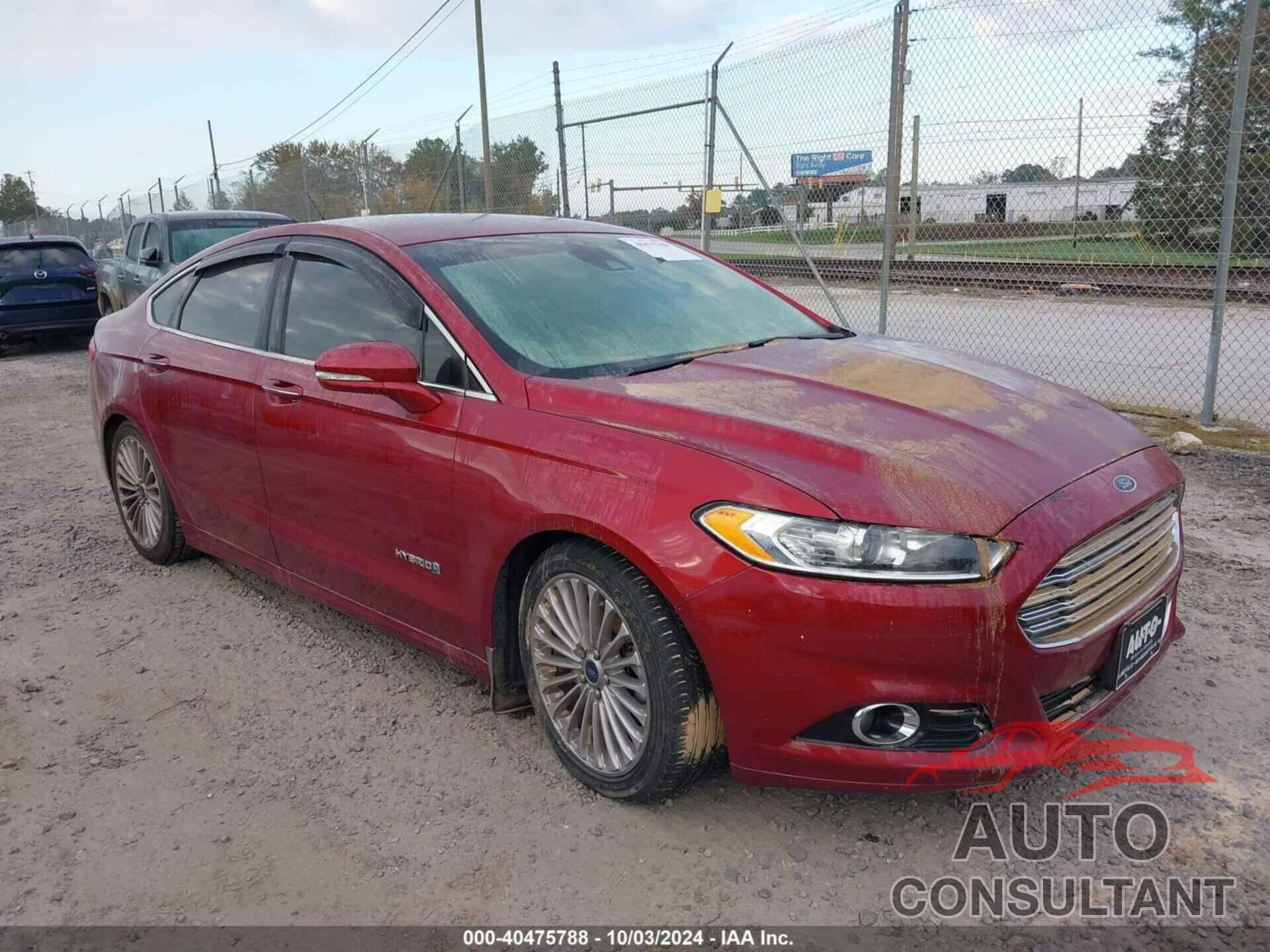 FORD FUSION HYBRID 2016 - 3FA6P0RU6GR154885