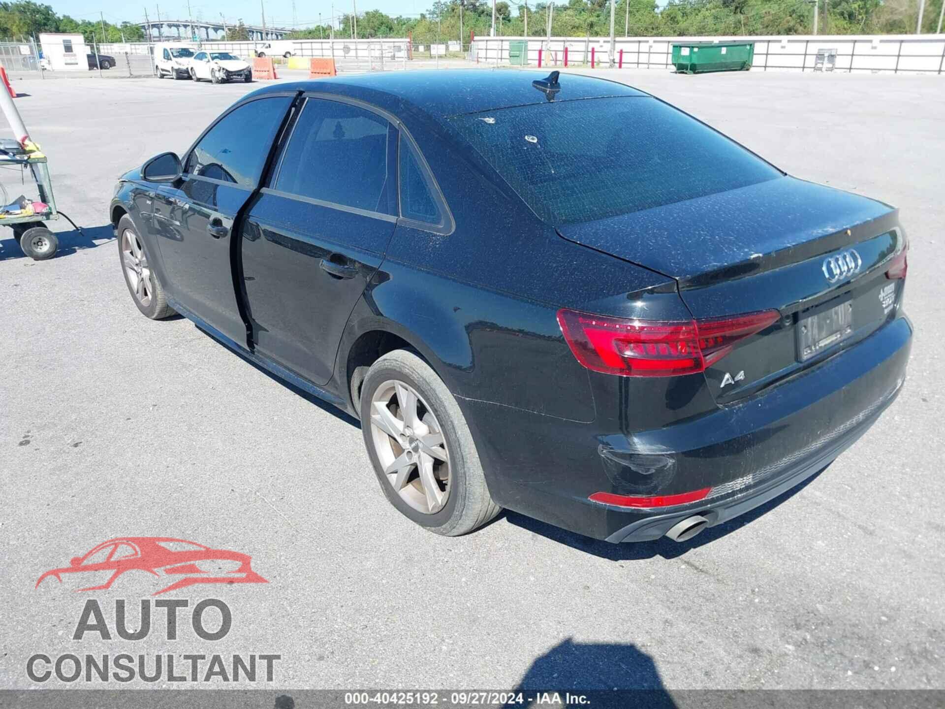 AUDI A4 2018 - WAUKMAF41JA175122