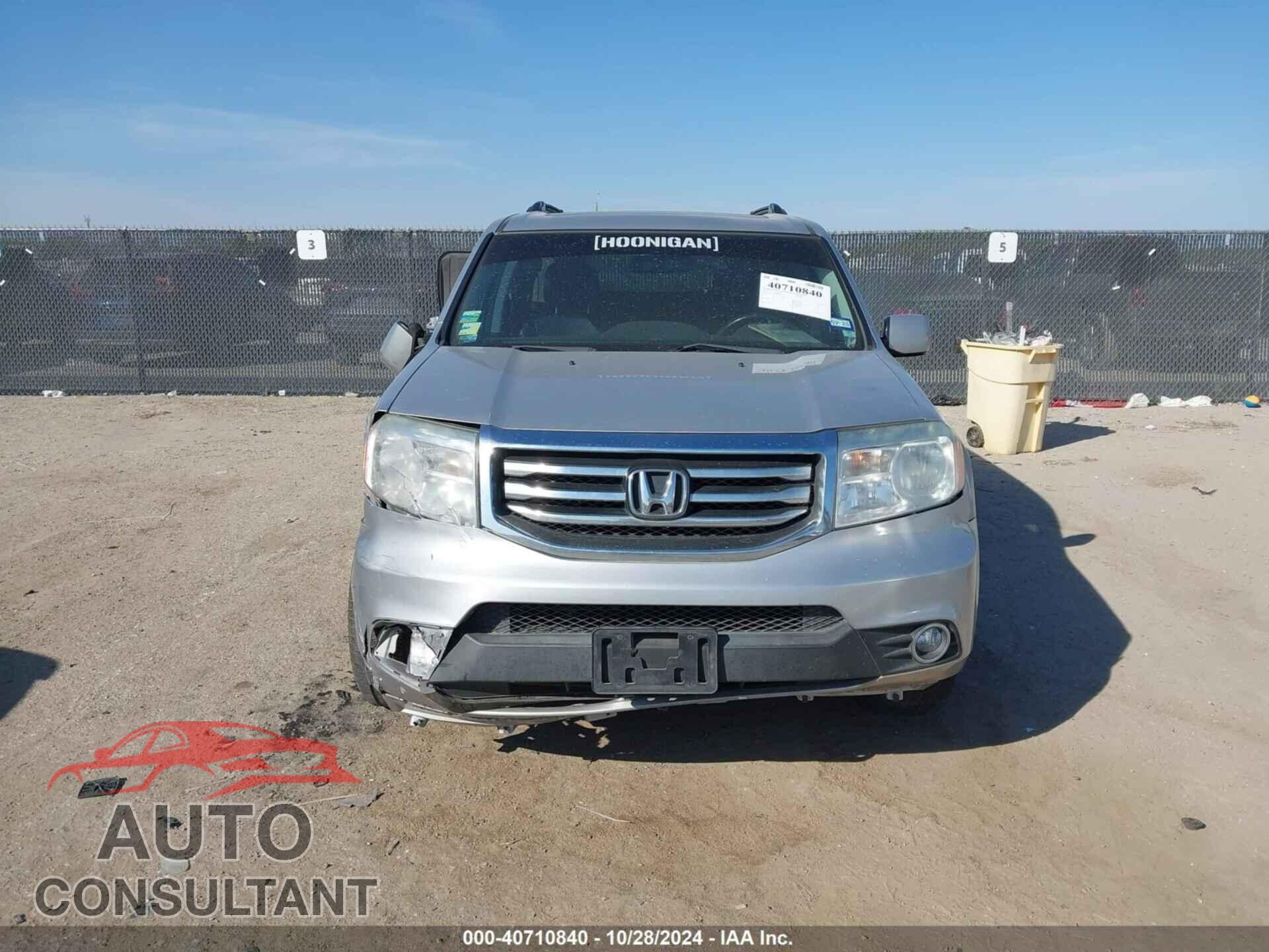 HONDA PILOT 2012 - 5FNYF3H54CB022138