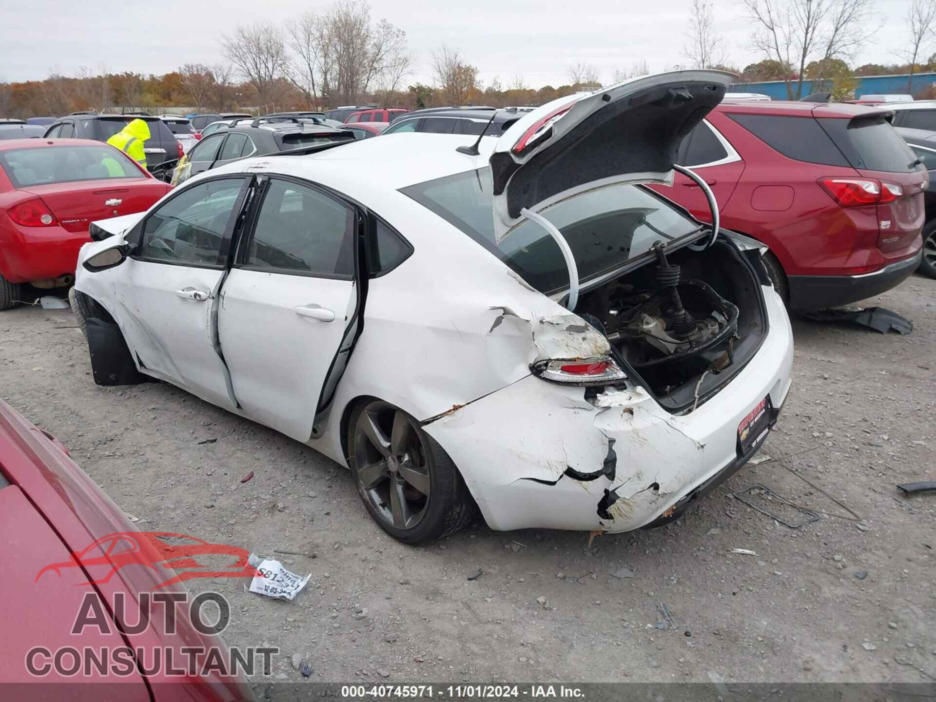 DODGE DART 2015 - 1C3CDFEB2FD252627