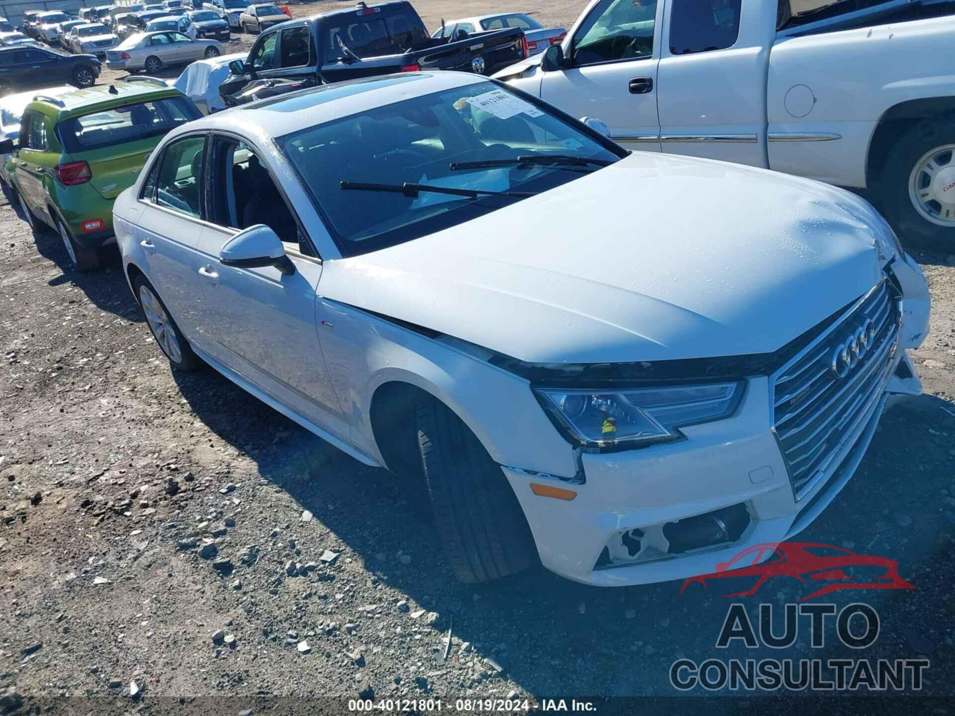 AUDI A4 2018 - WAUDNAF44JA040402