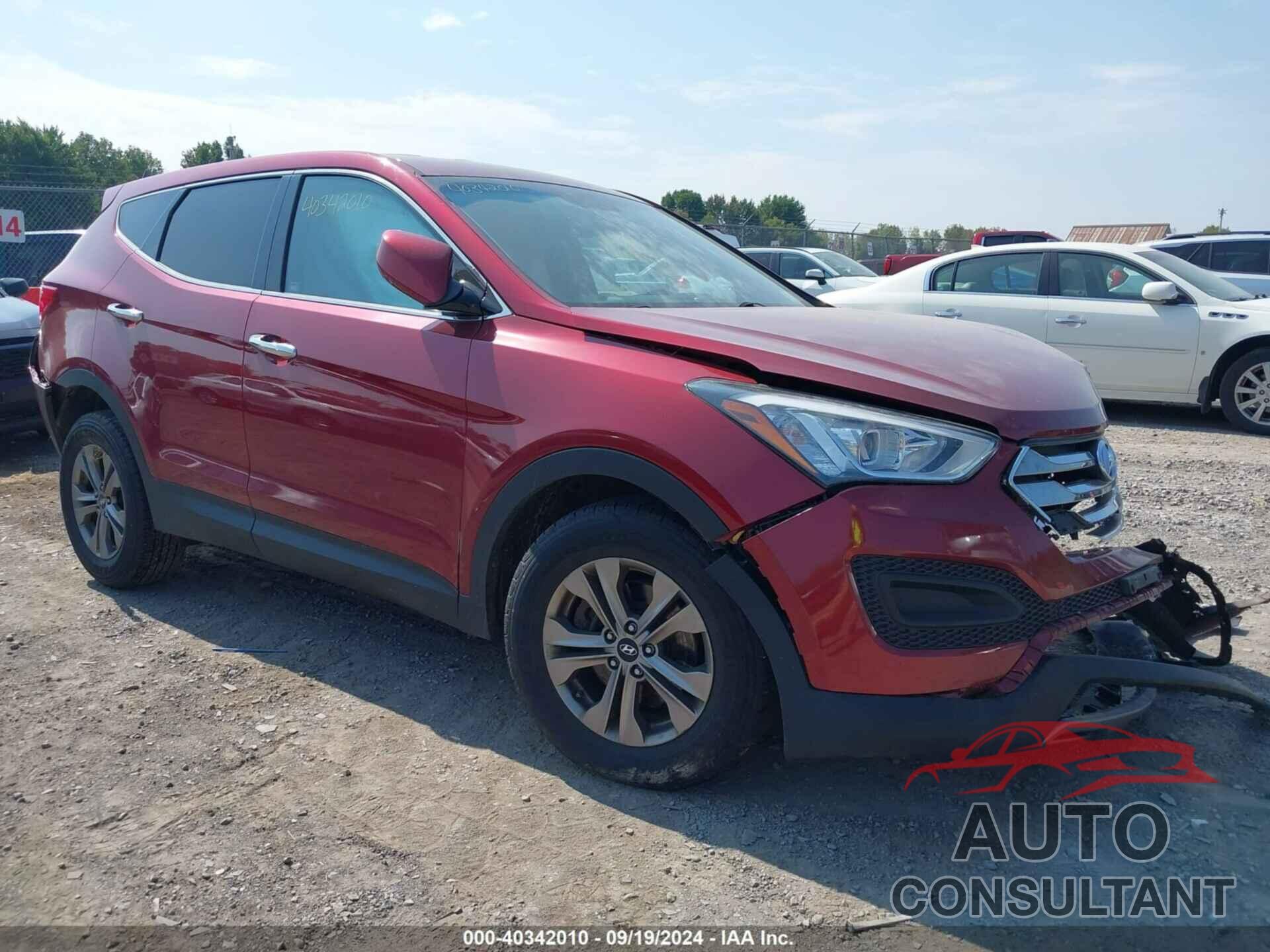 HYUNDAI SANTA FE SPORT 2016 - 5XYZTDLB5GG359058