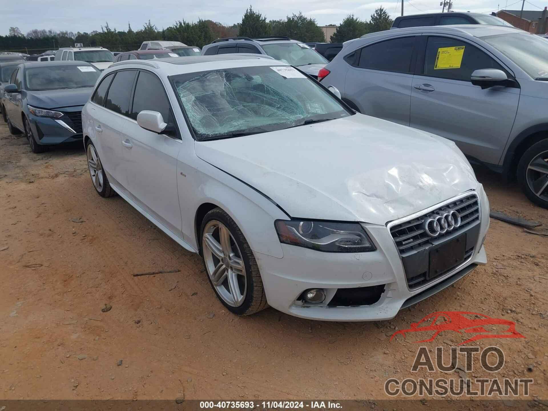 AUDI A4 2012 - WAUWFAFL1CA112270