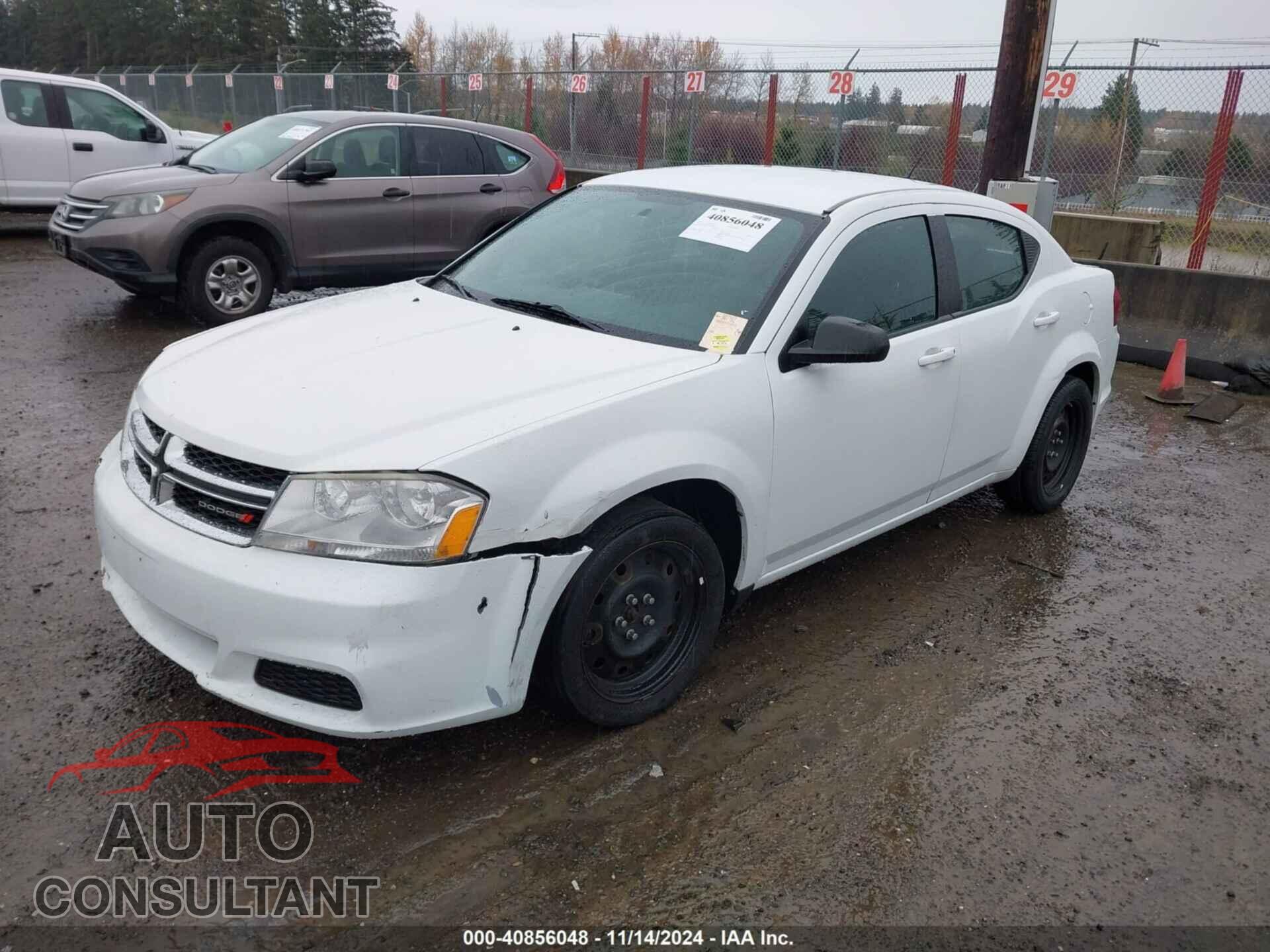 DODGE AVENGER 2013 - 1C3CDZAB1DN646005