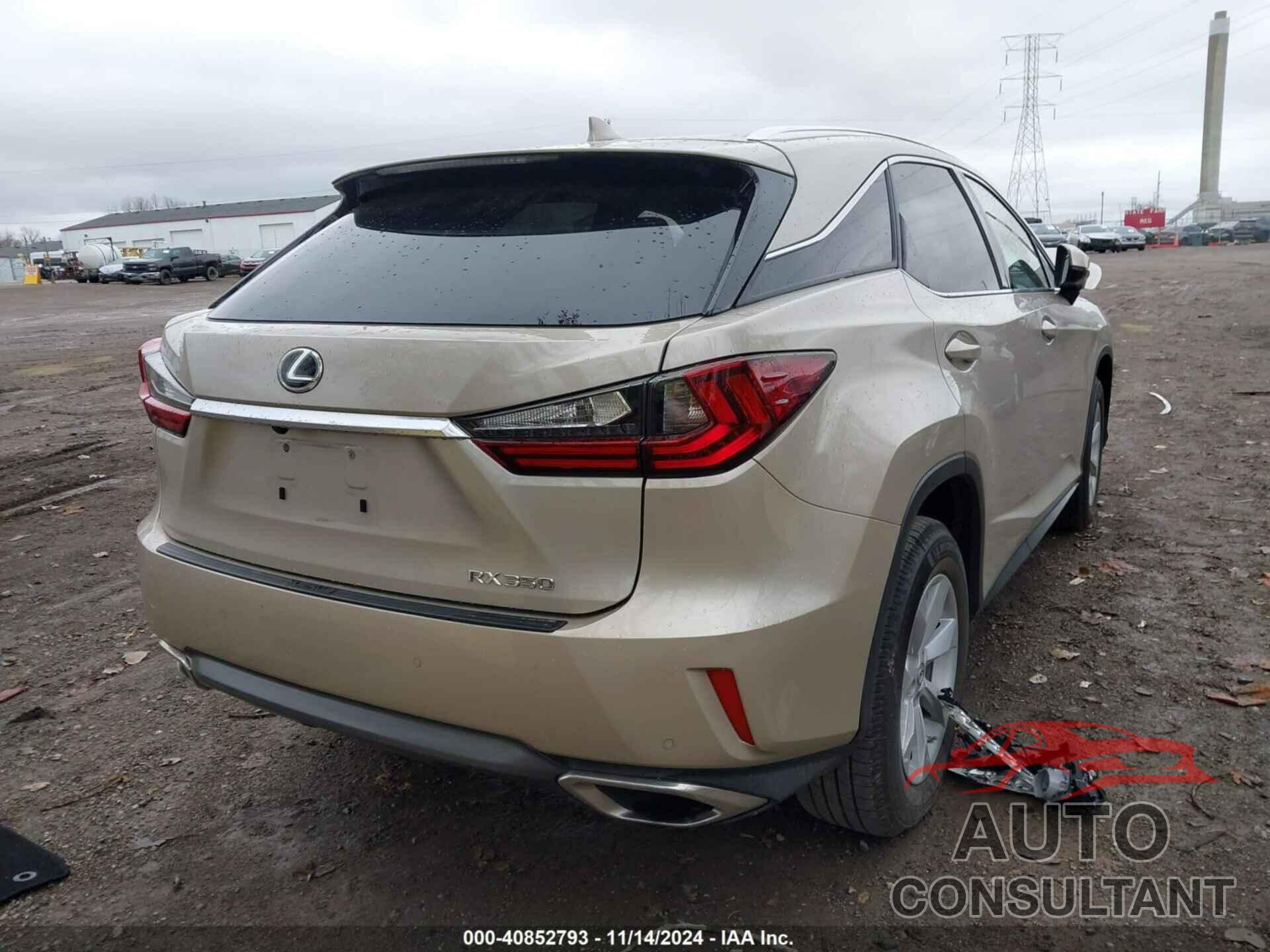LEXUS RX 350 2017 - 2T2BZMCA0HC070024