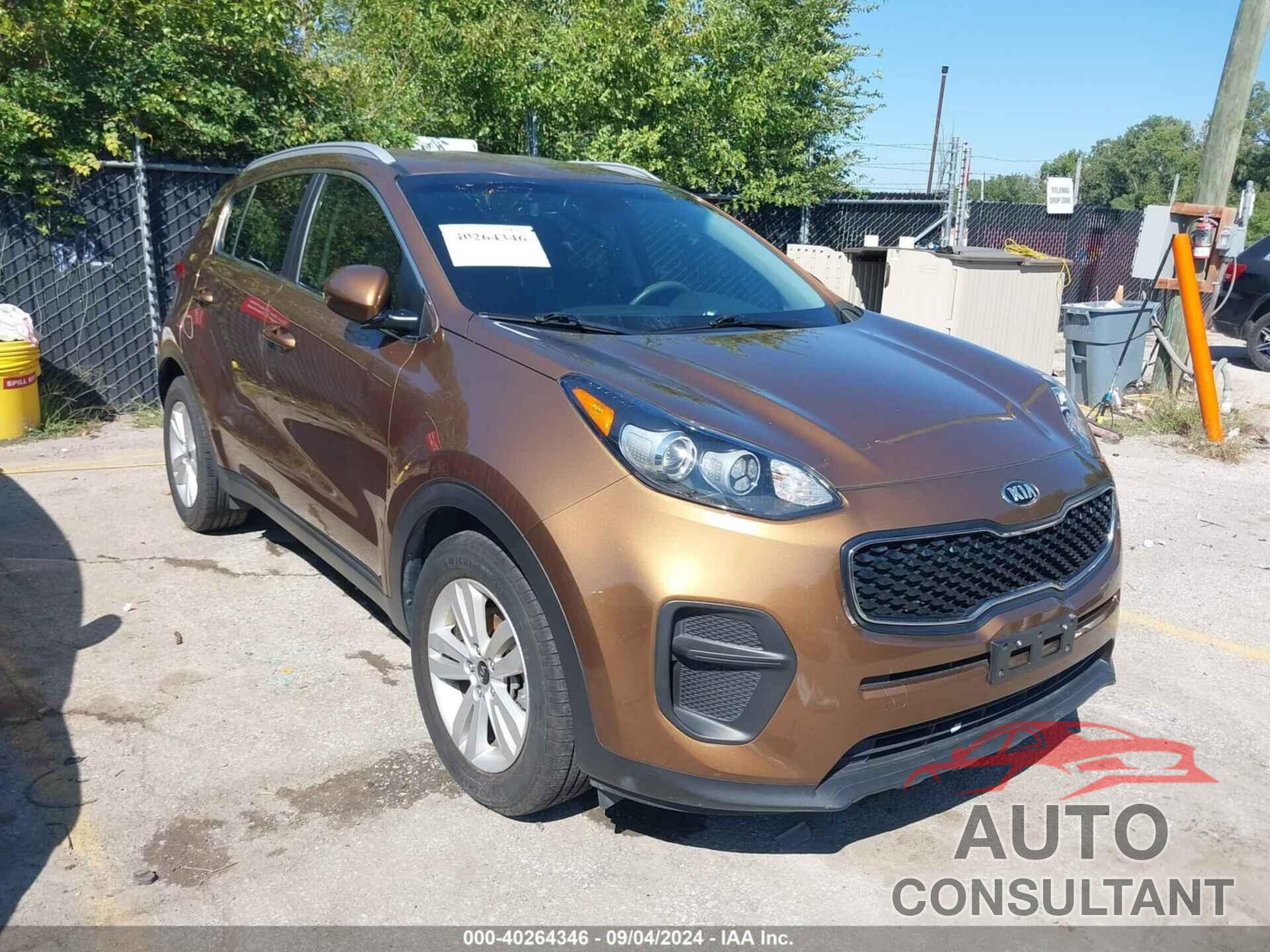 KIA SPORTAGE 2017 - KNDPM3AC9H7053229