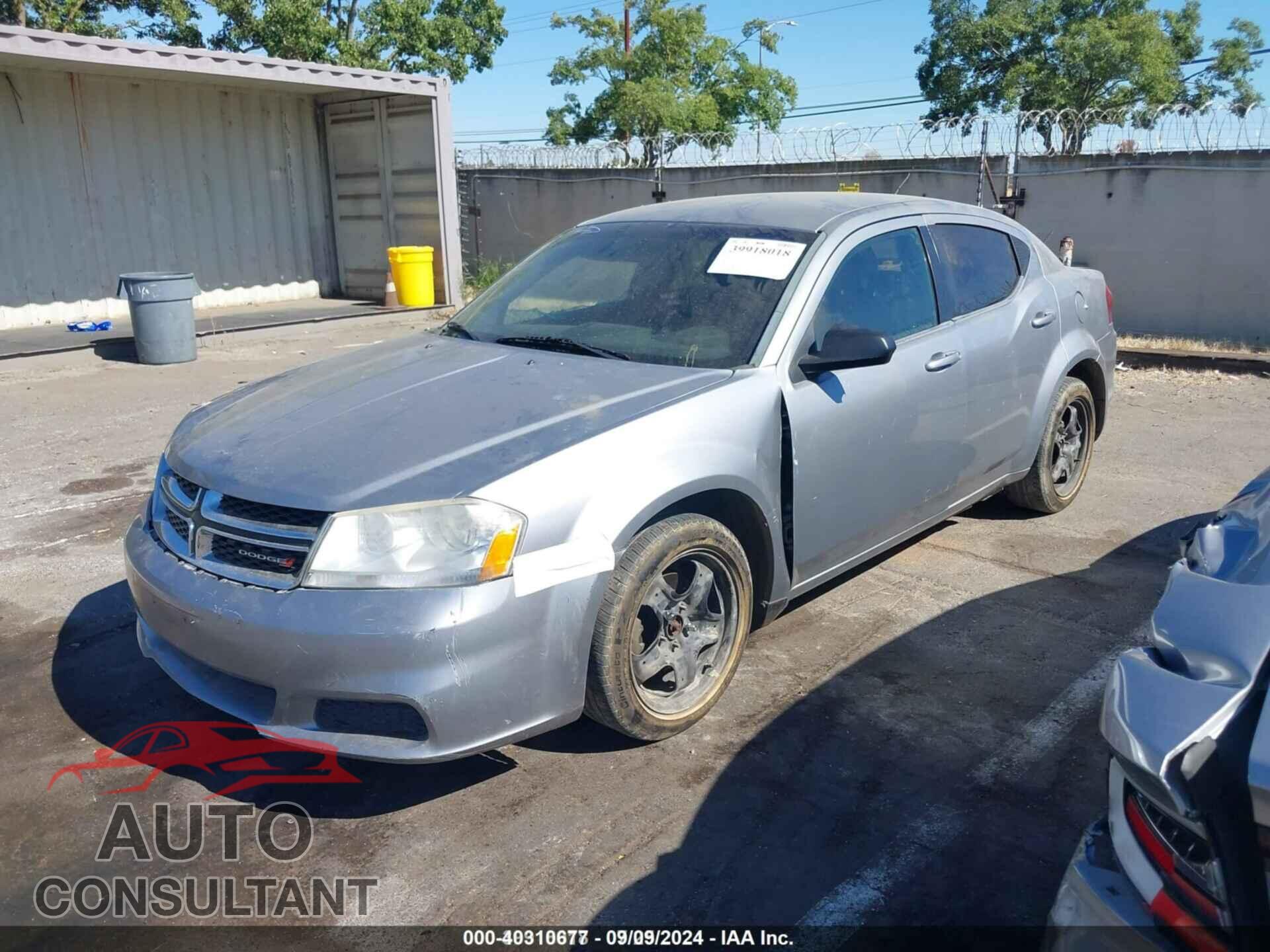 DODGE AVENGER 2013 - 1C3CDZAB0DN535767