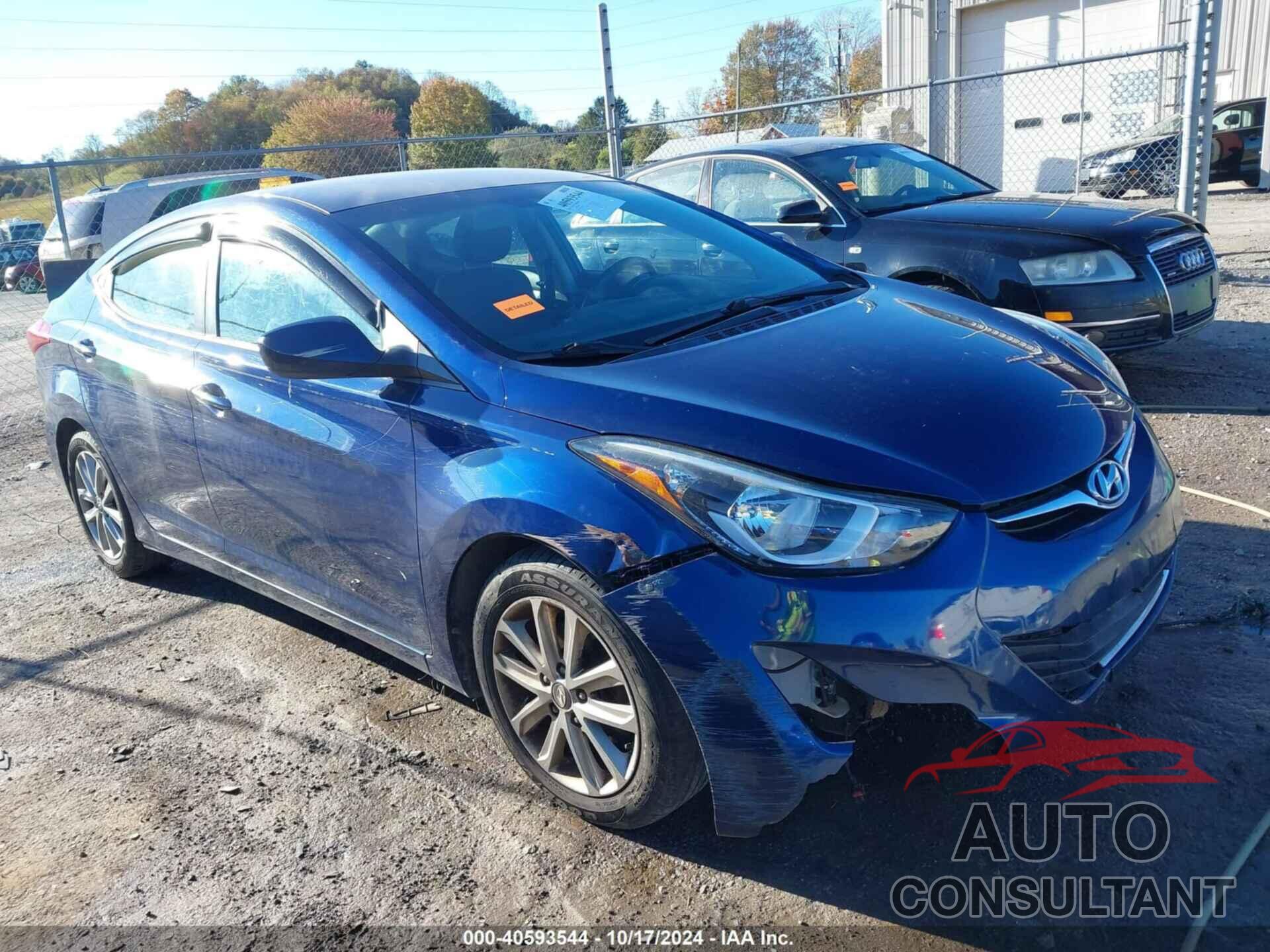 HYUNDAI ELANTRA 2016 - 5NPDH4AE0GH662668