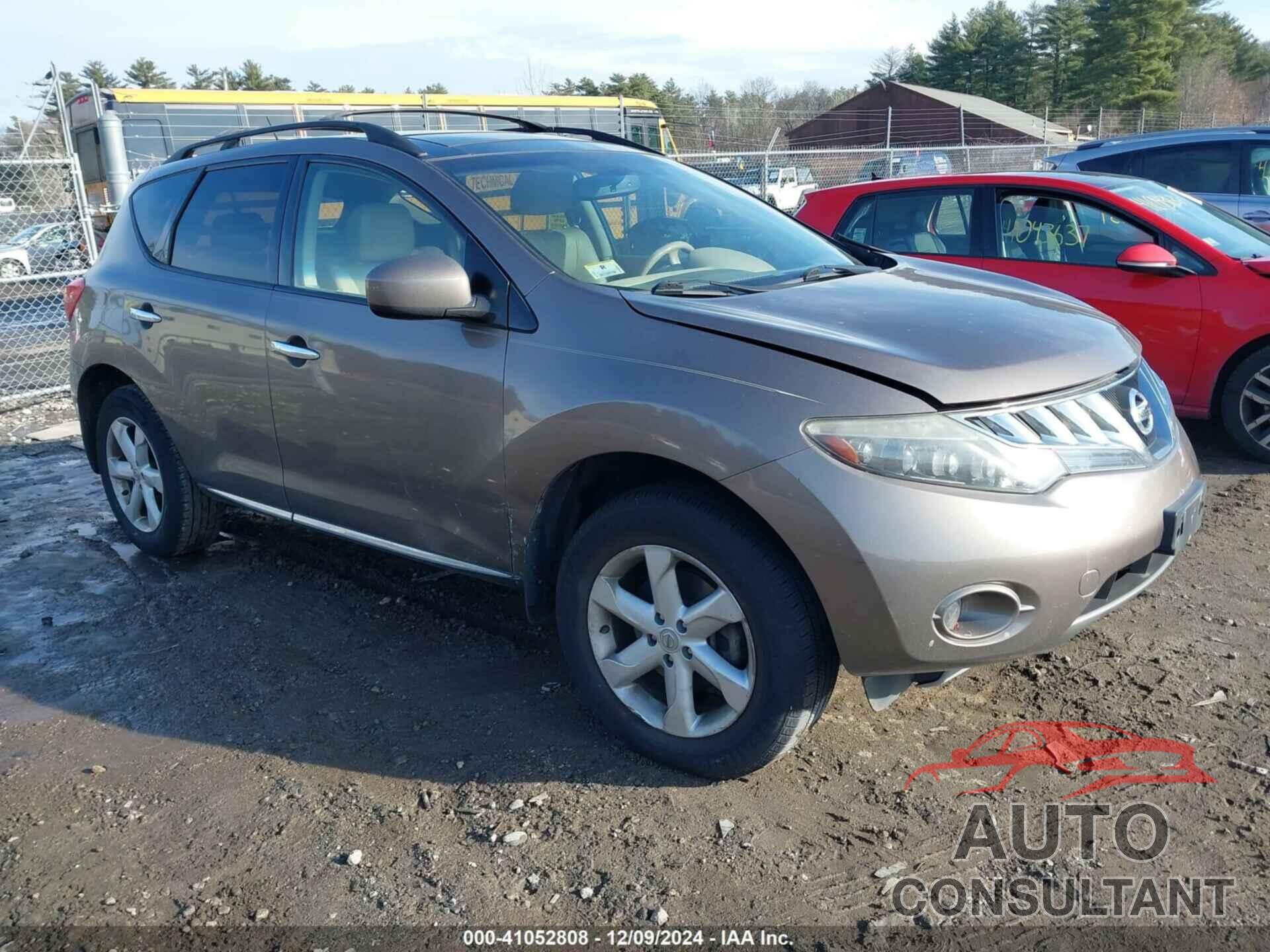 NISSAN MURANO 2010 - JN8AZ1MW4AW105075