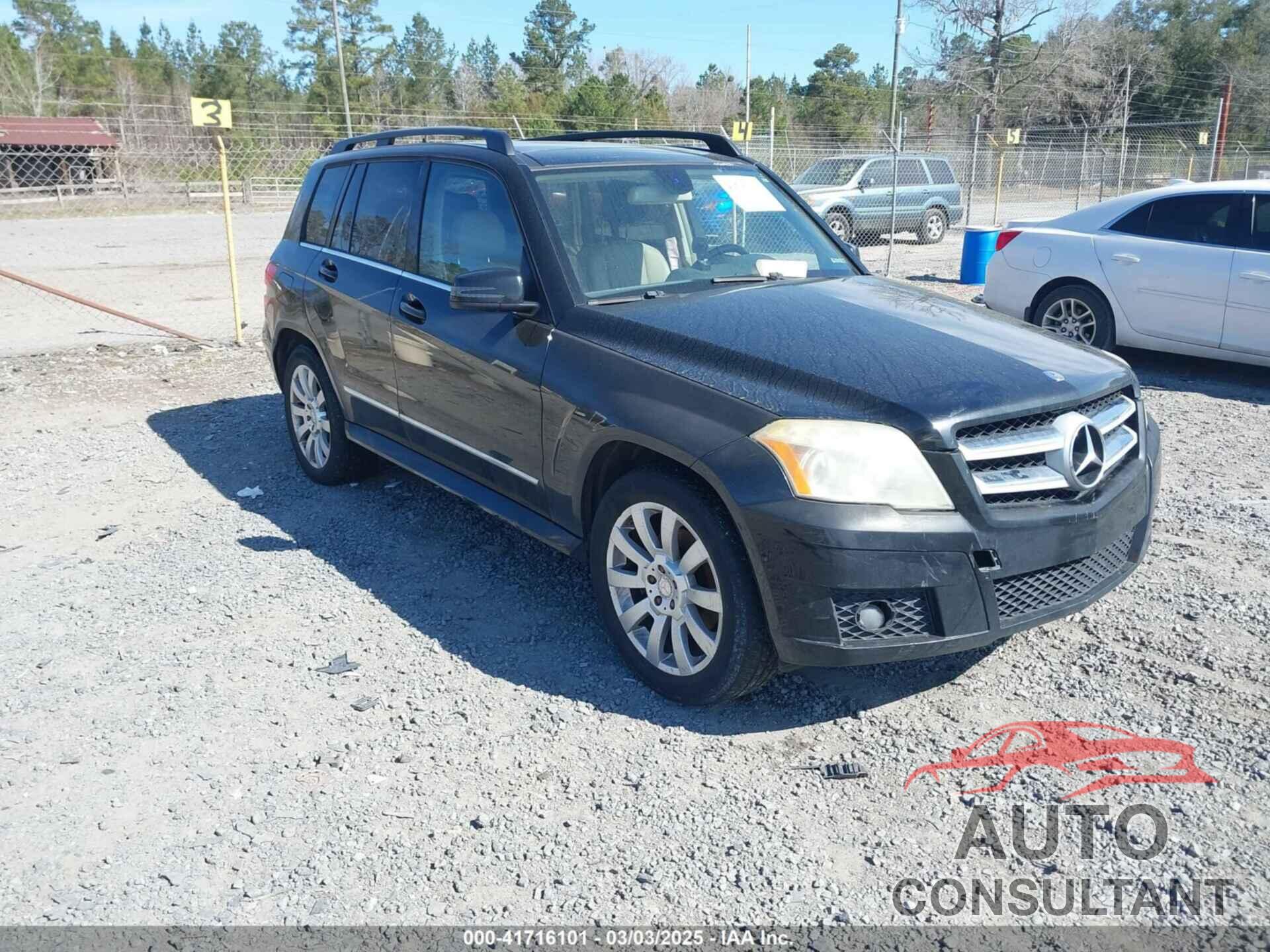MERCEDES-BENZ GLK 350 2010 - WDCGG5GB9AF450513