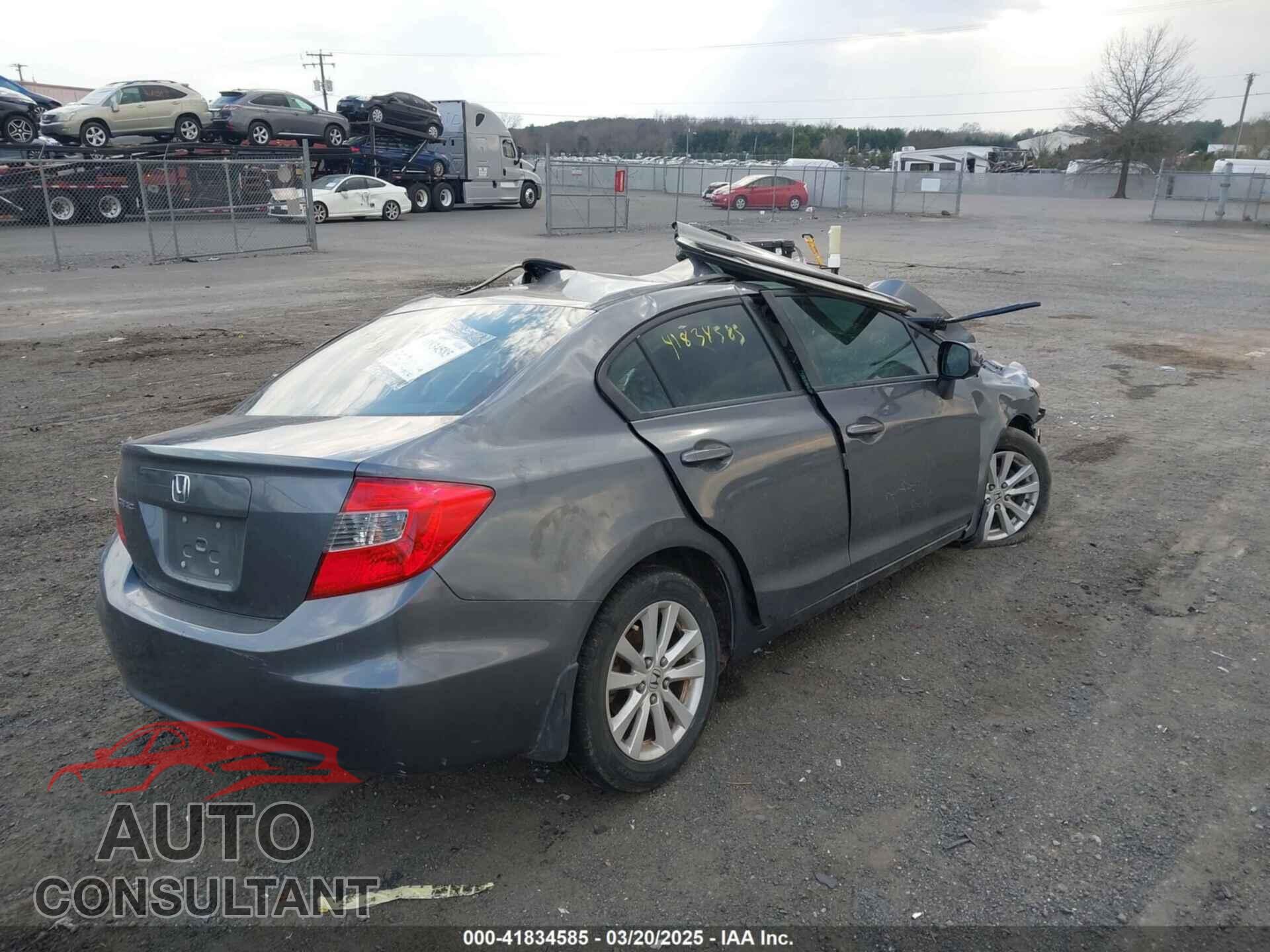 HONDA CIVIC 2012 - 19XFB2F80CE088038