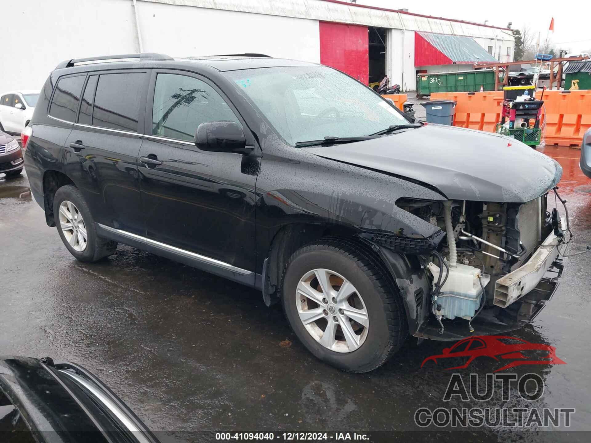 TOYOTA HIGHLANDER 2012 - 5TDBK3EH5CS157849
