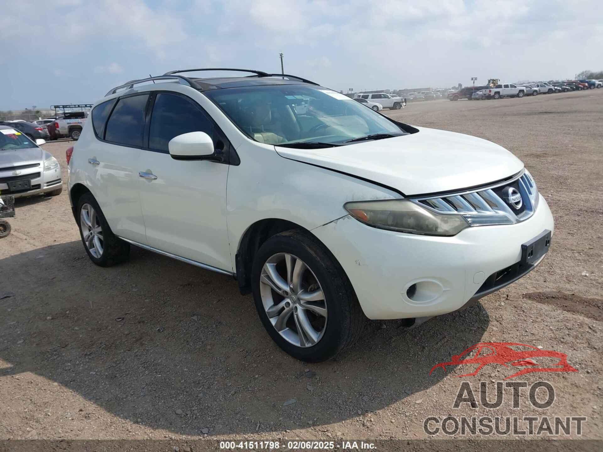 NISSAN MURANO 2009 - JN8AZ18W79W144751