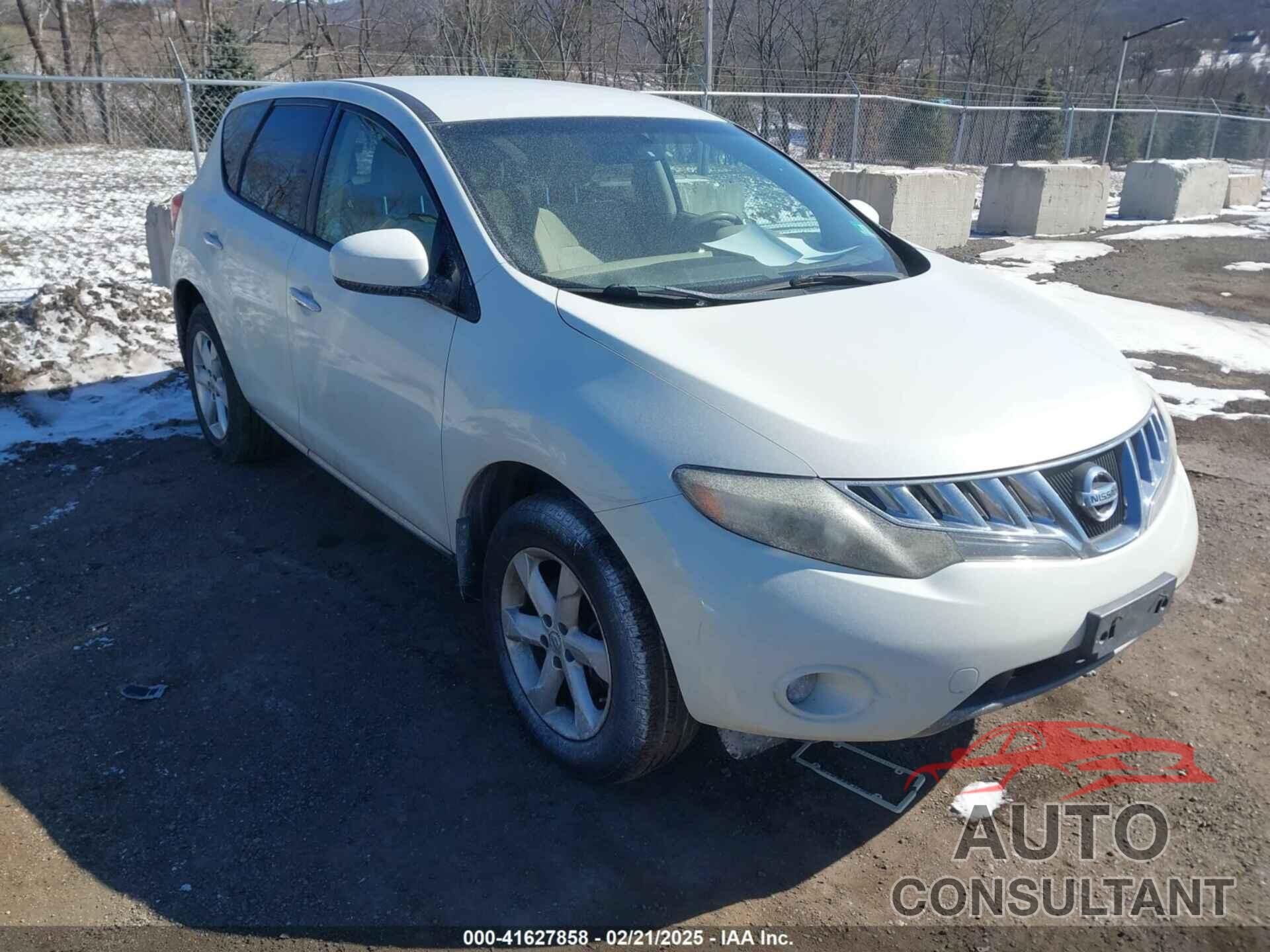 NISSAN MURANO 2009 - JN8AZ18WX9W116913